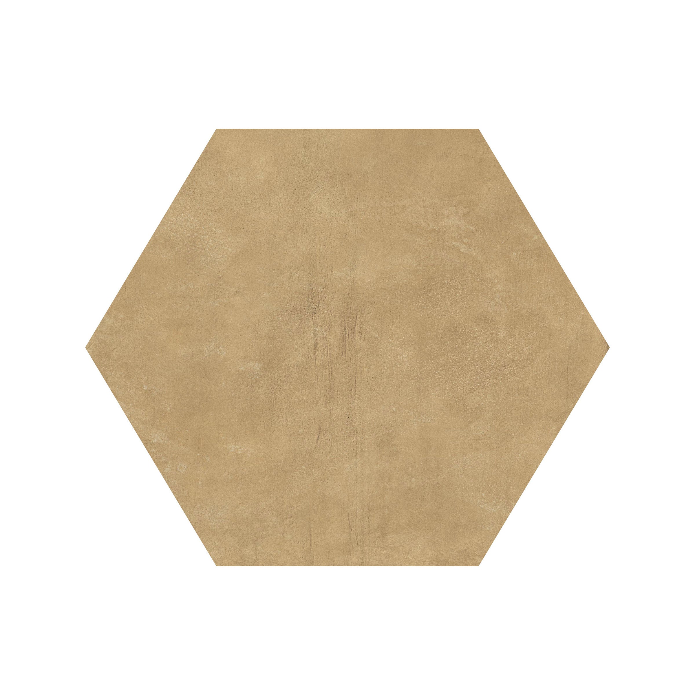 Earthen 10x10 Matte Hexagon Porcelain Tile in Buttercup