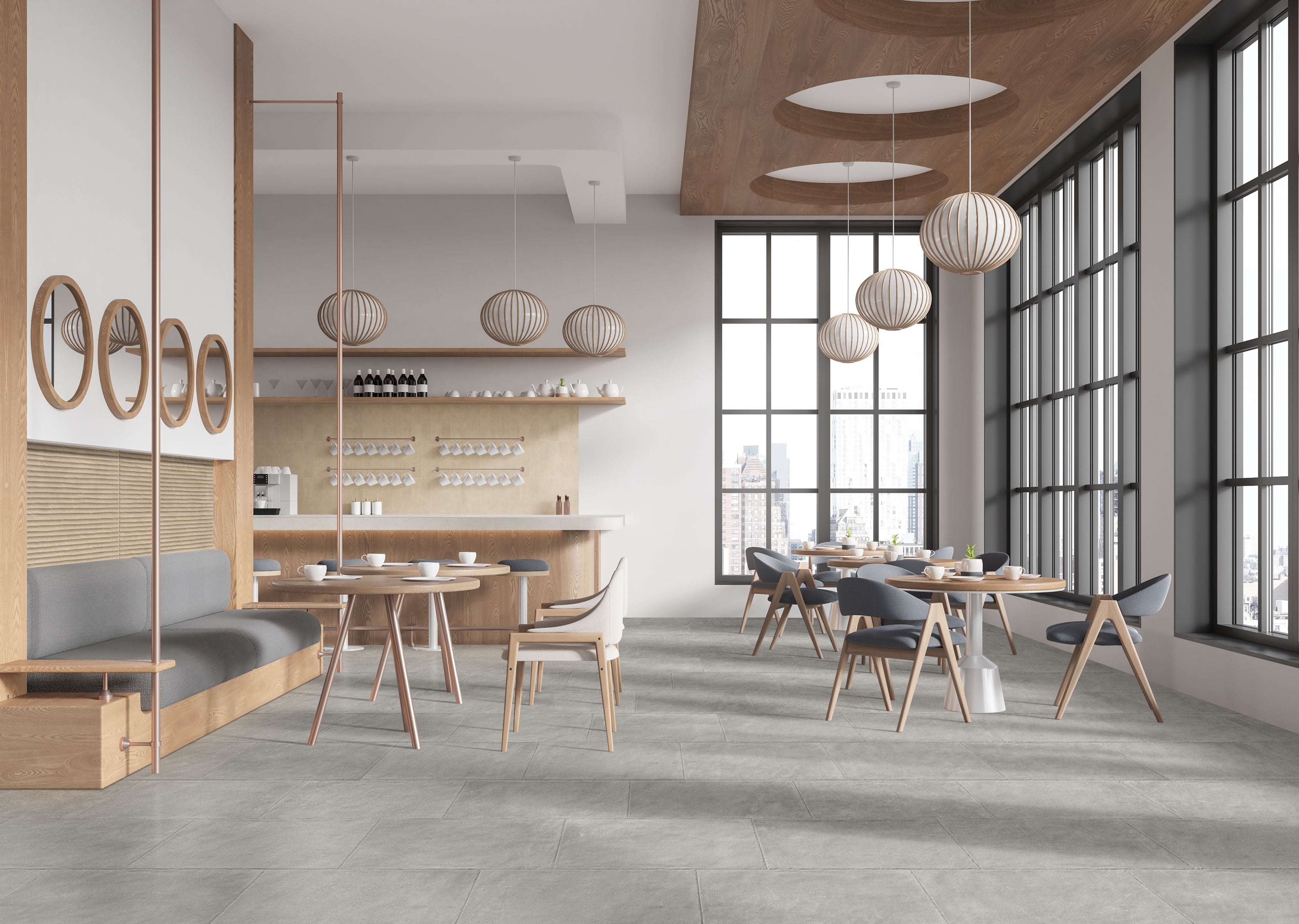 Earthen 12x24 Matte Porcelain Tile in Smoke