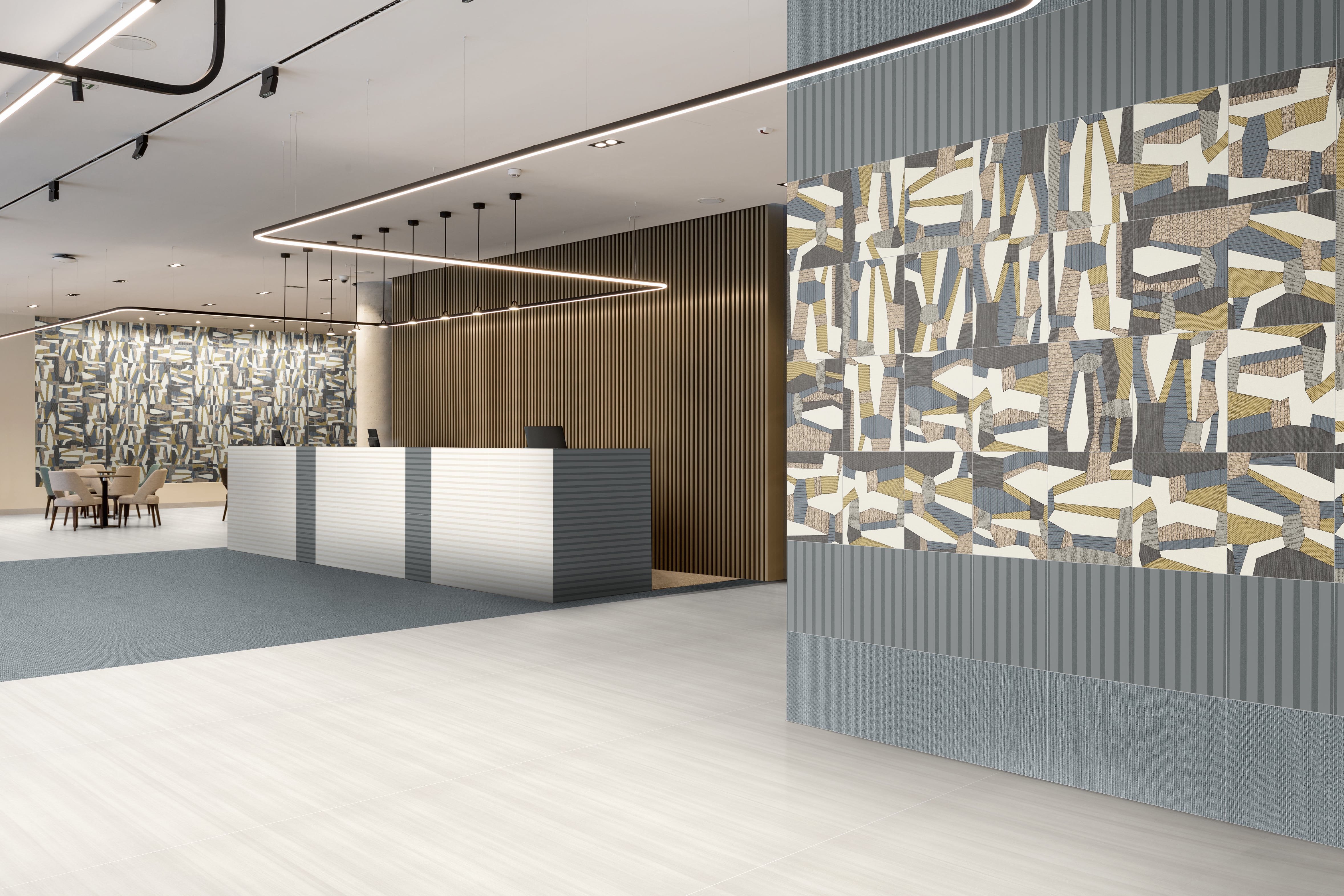 Bestow 24x48 Matte Porcelain Tile in Arku White