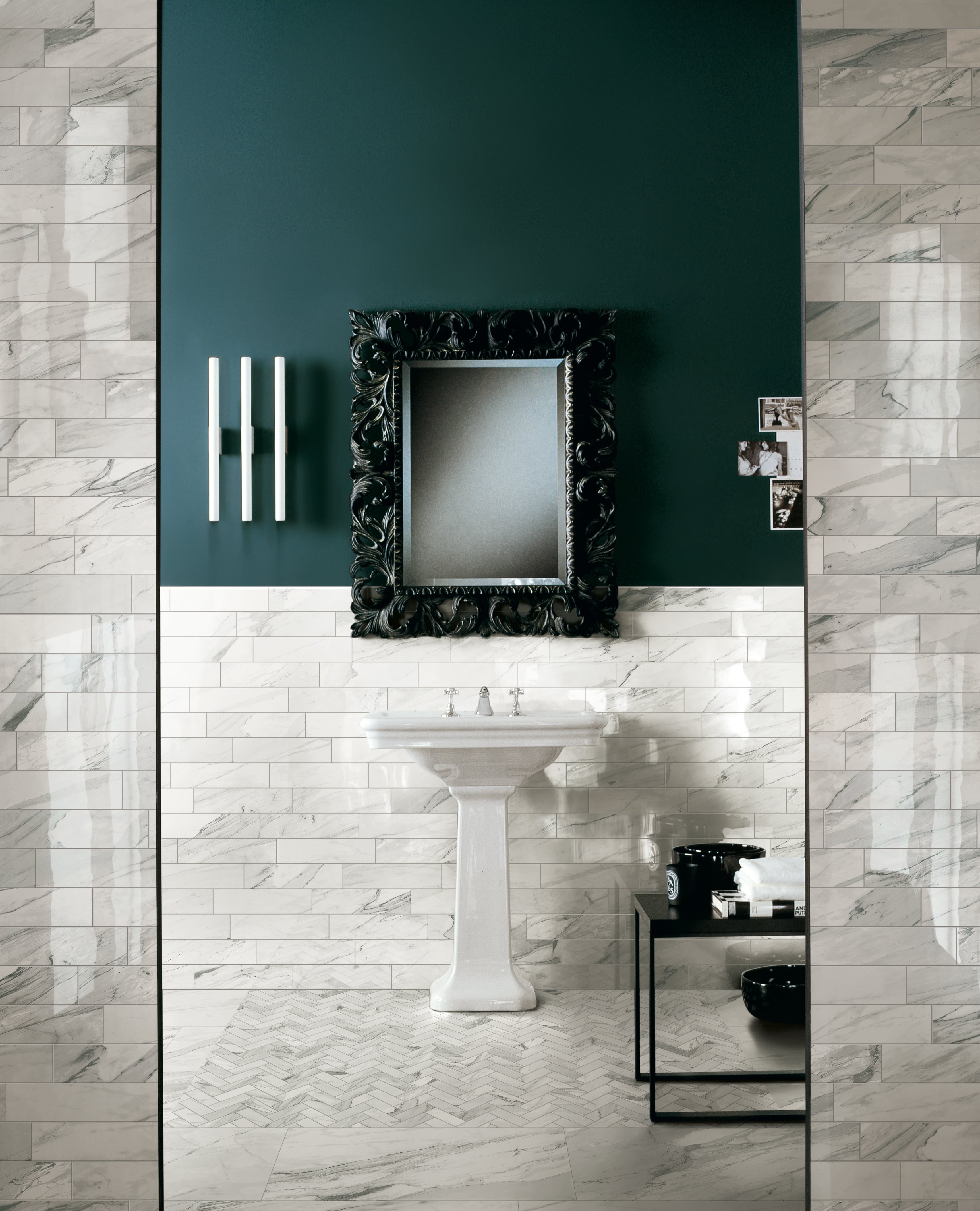 Epic 3x12 Polished Porcelain Tile in Apuano