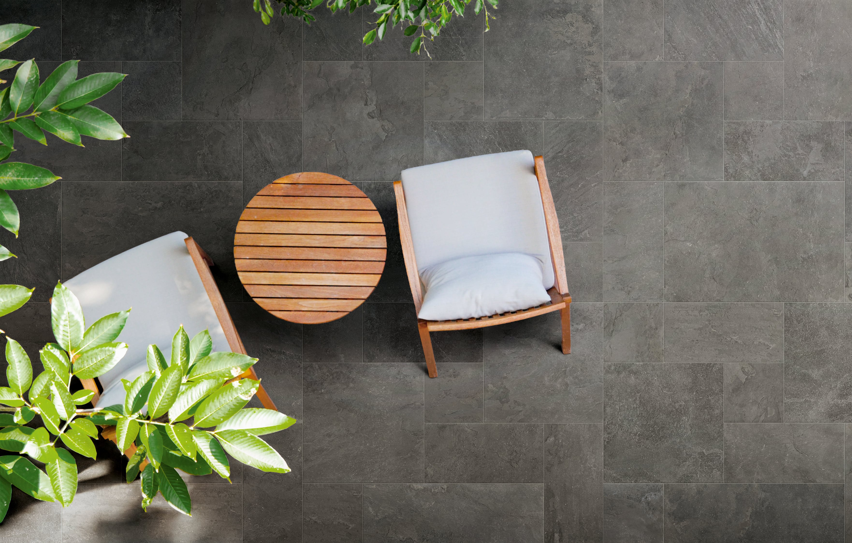 Lith 12x12 Grip Porcelain 2CM Paver Tile in Heirloom Blue