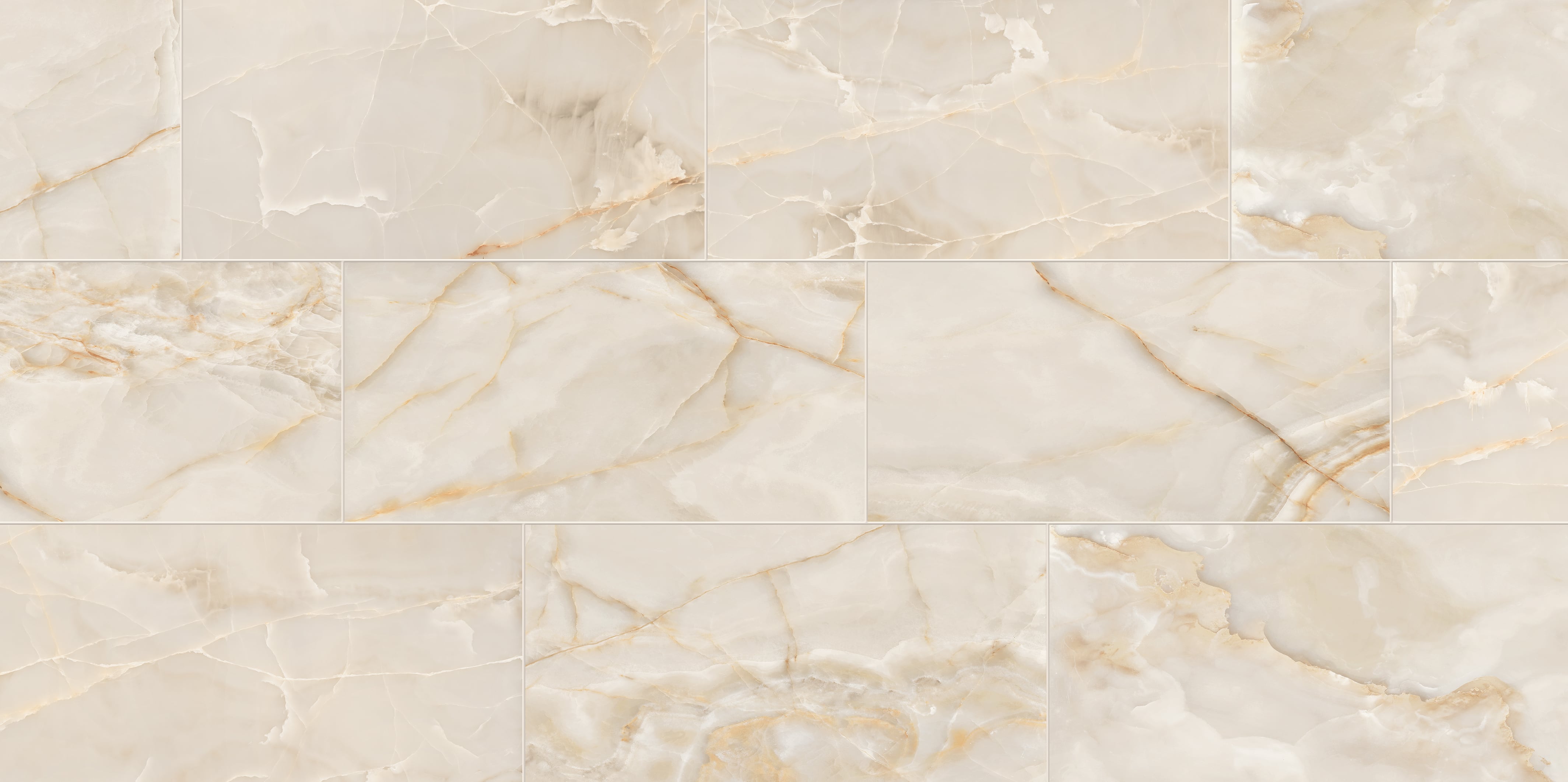 Onyx 12x24 Polished Porcelain Tile in Beige