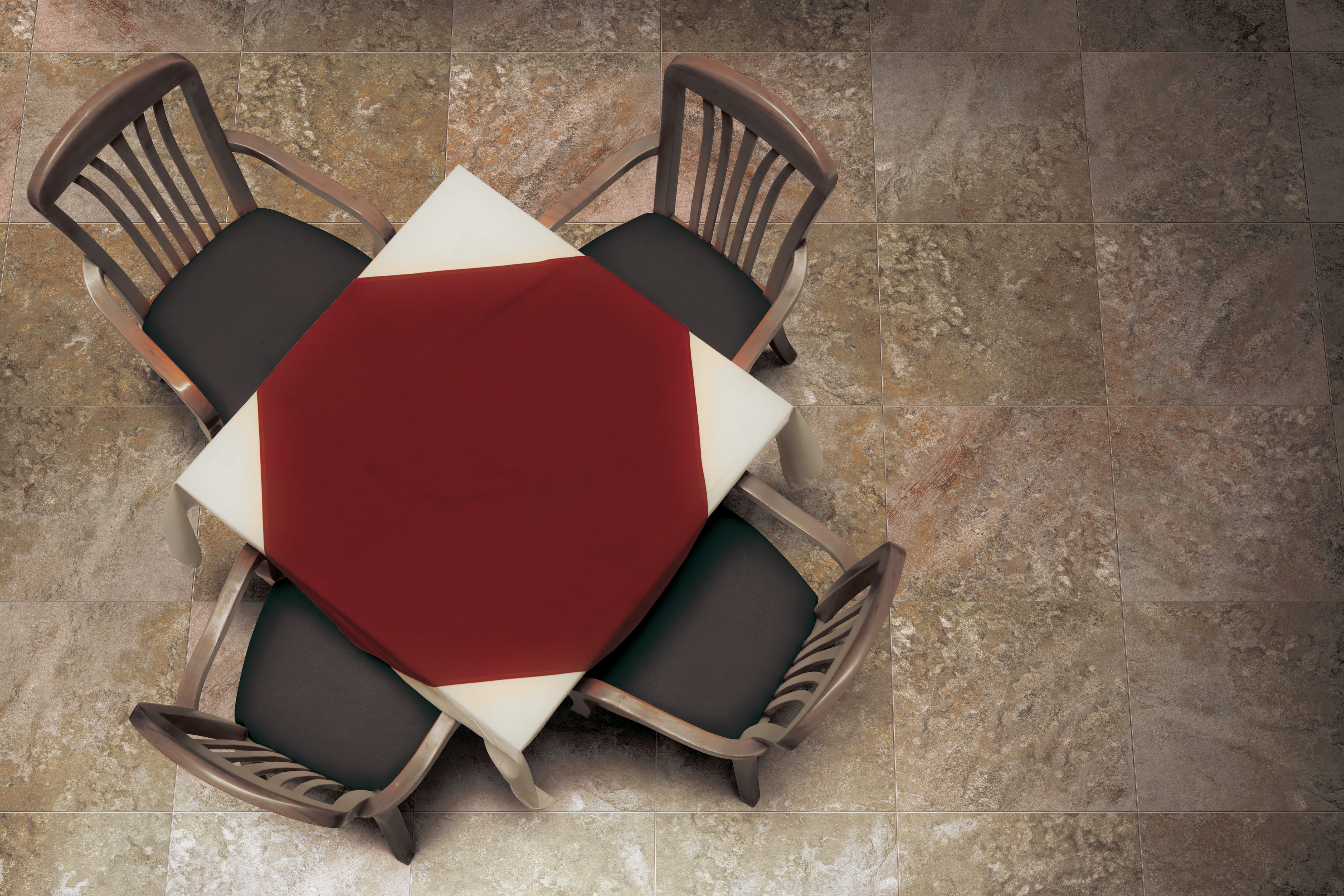 Stonefire 12x12 Matte Porcelain Tile in Rust
