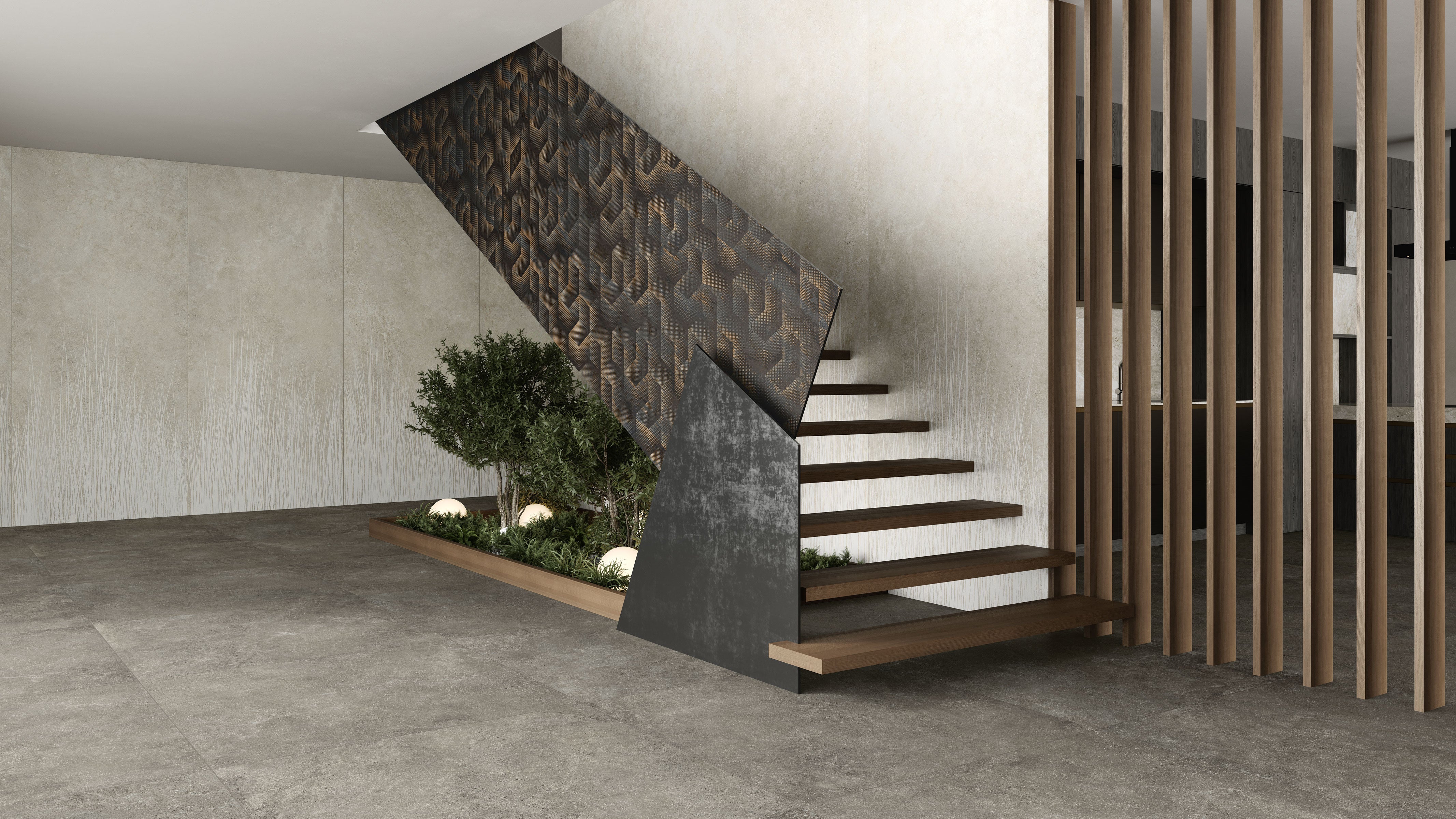 Untamed™ 24x48 Matte Porcelain Tile in Wander Ash