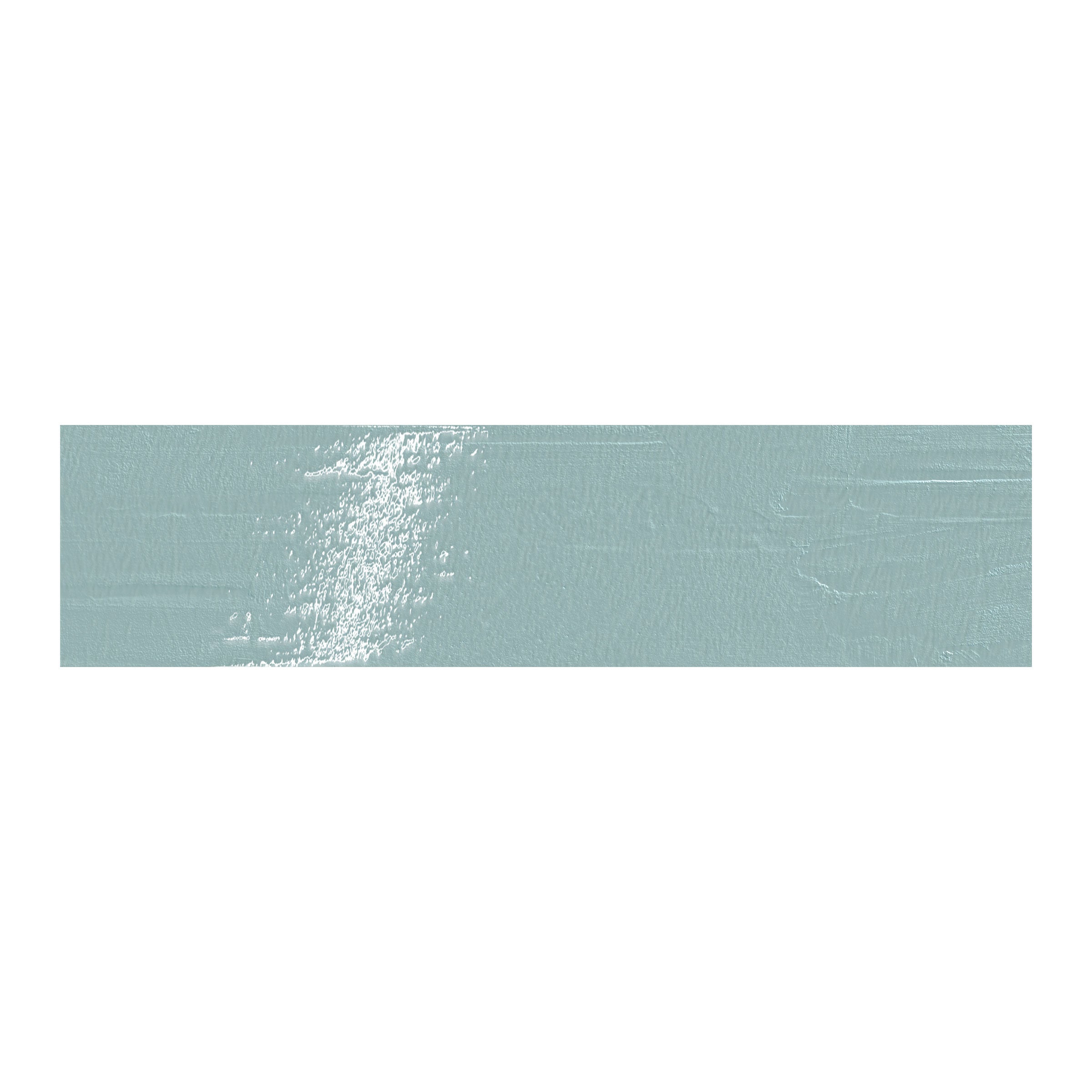 Playful 6x24 Glossy Porcelain Tile in Blue