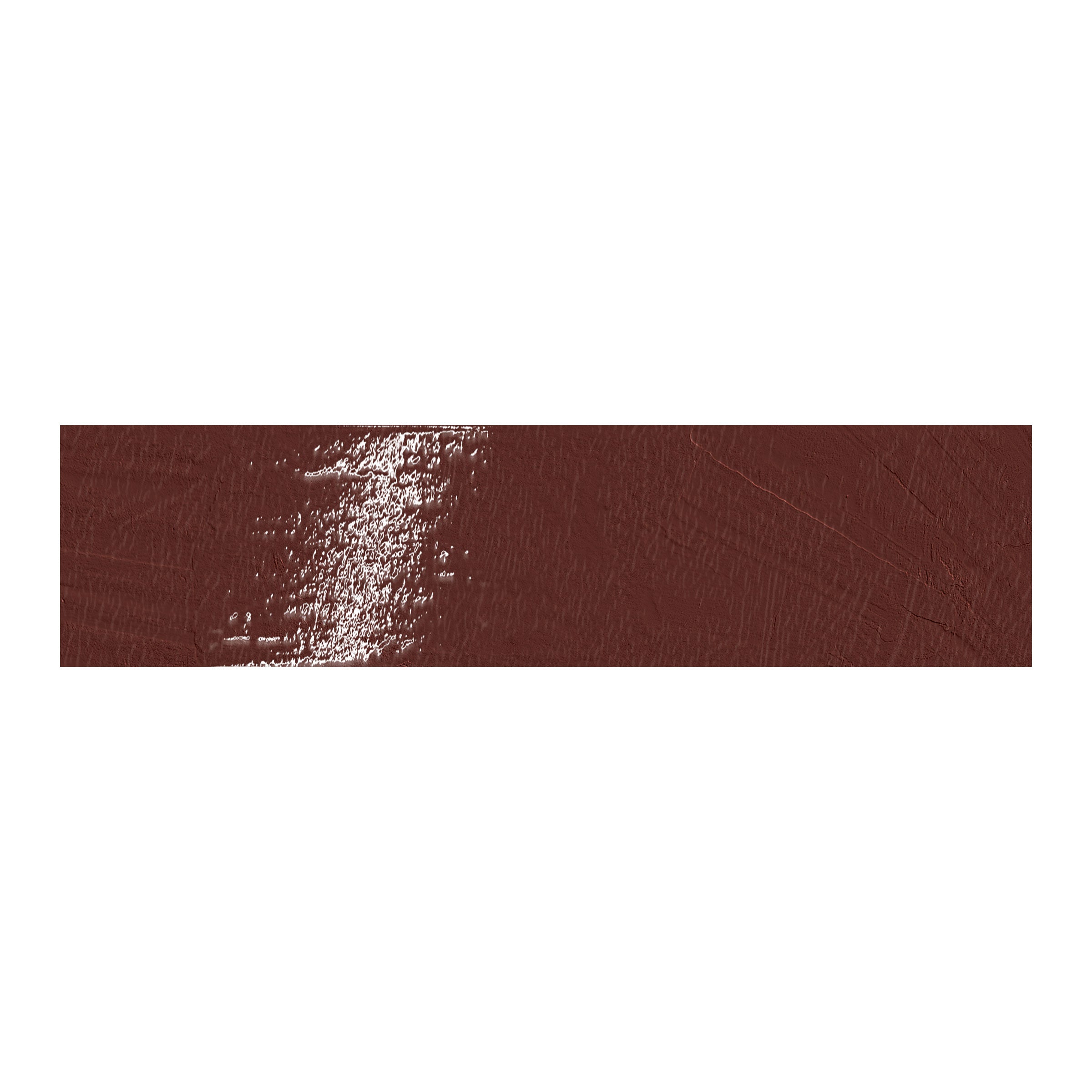 Playful 6x24 Glossy Porcelain Tile in Crimson