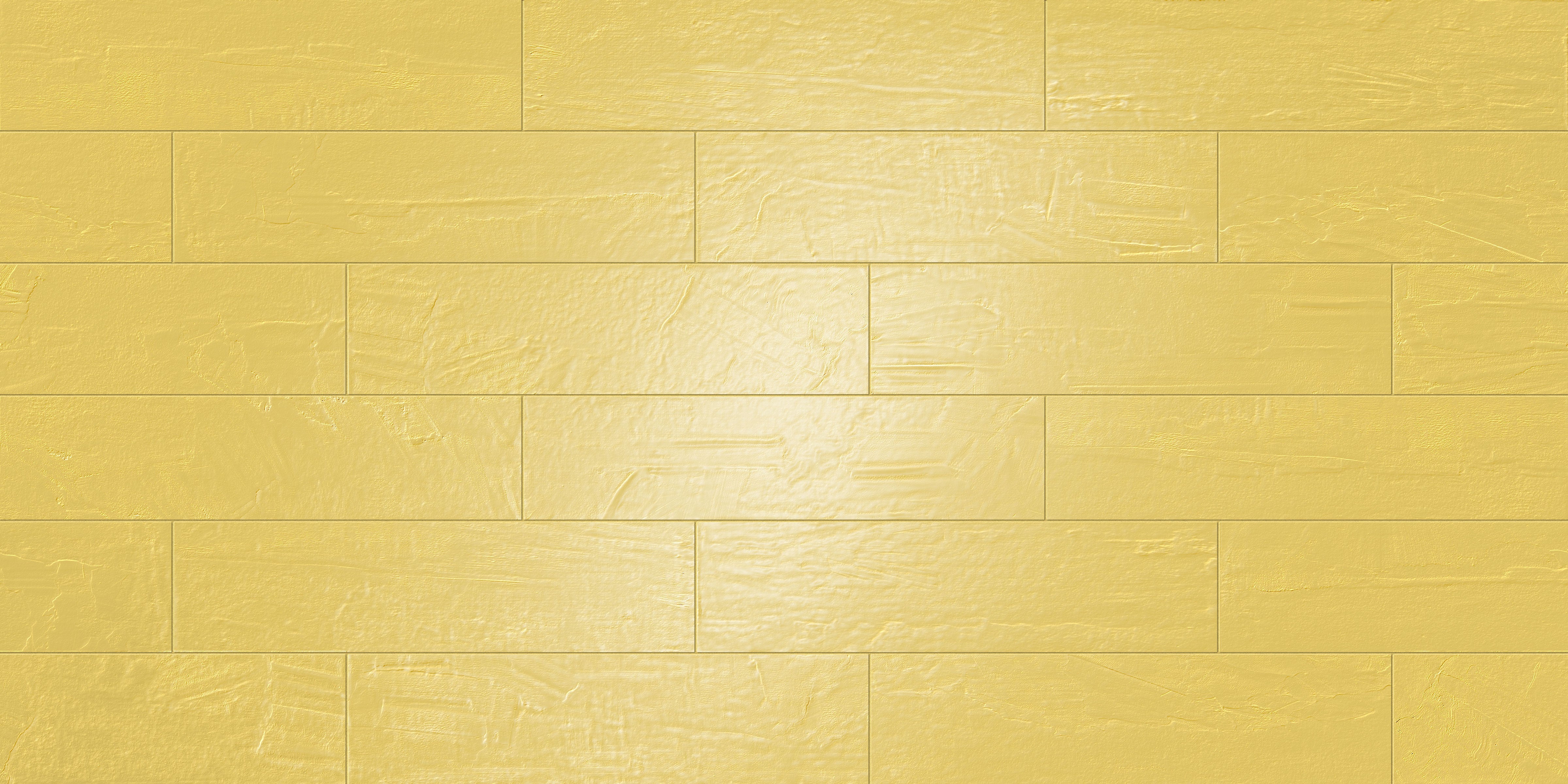Playful 6x24 Glossy Porcelain Tile in Gold