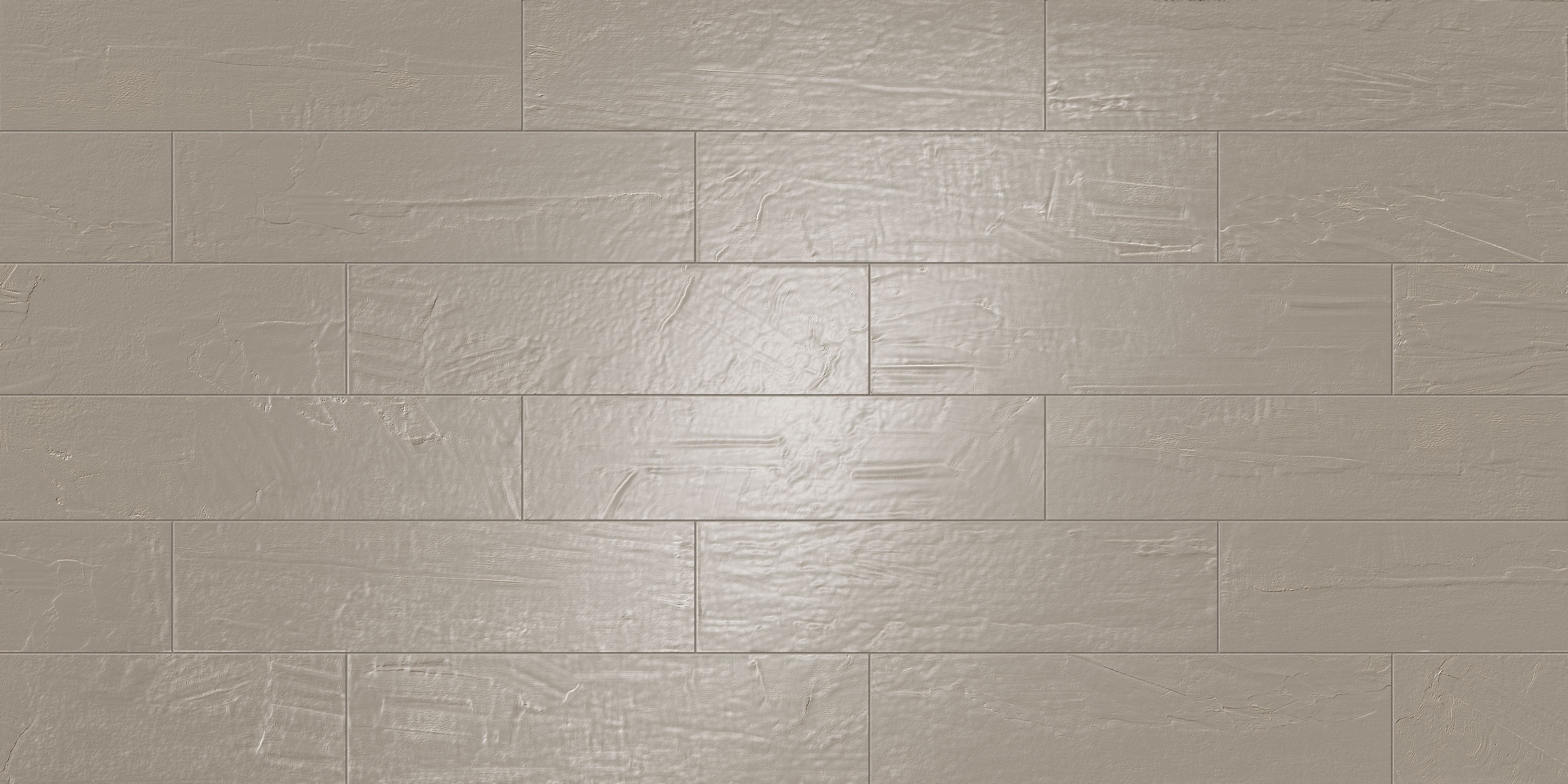 Playful 6x24 Glossy Porcelain Tile in Urban