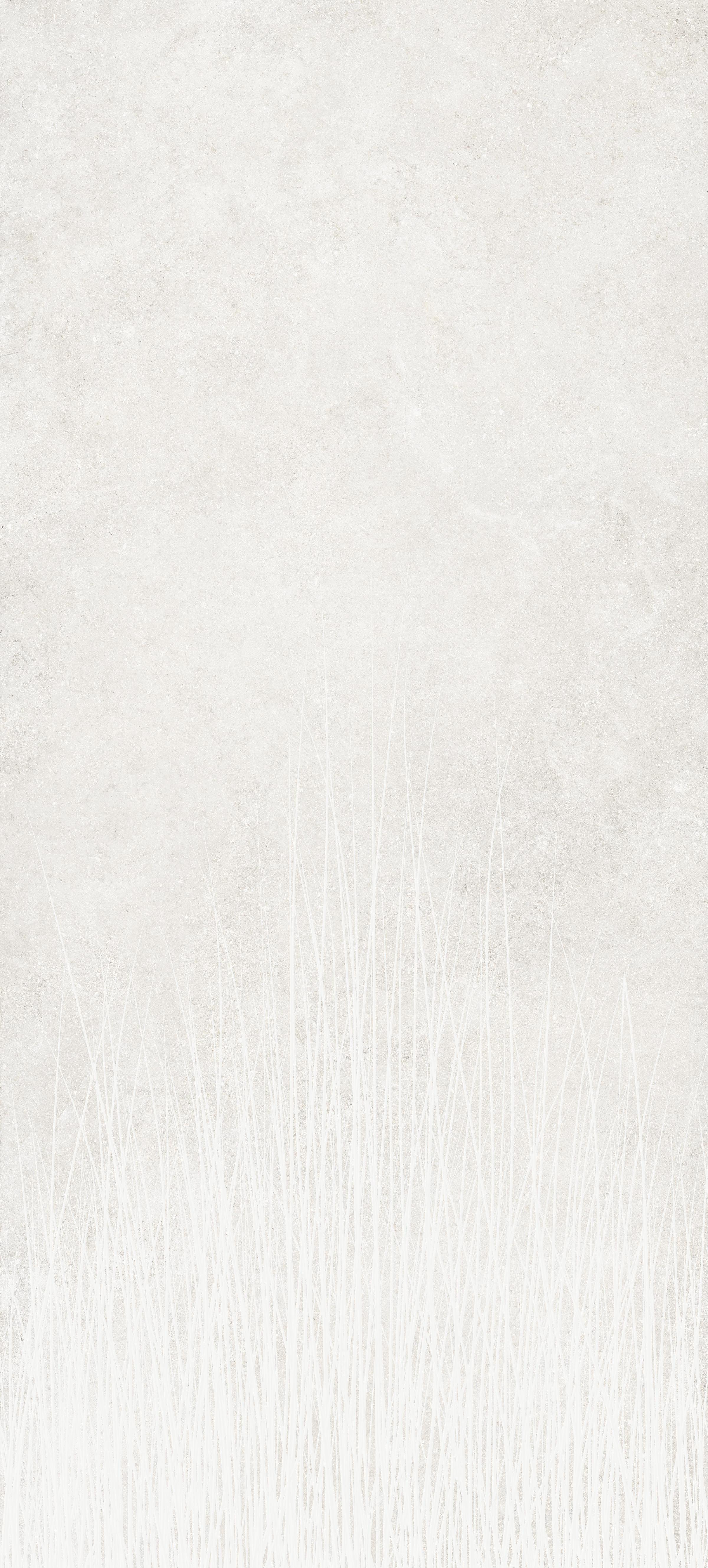 Untamed 48x110 Matte Porcelain Tile in Flourish White