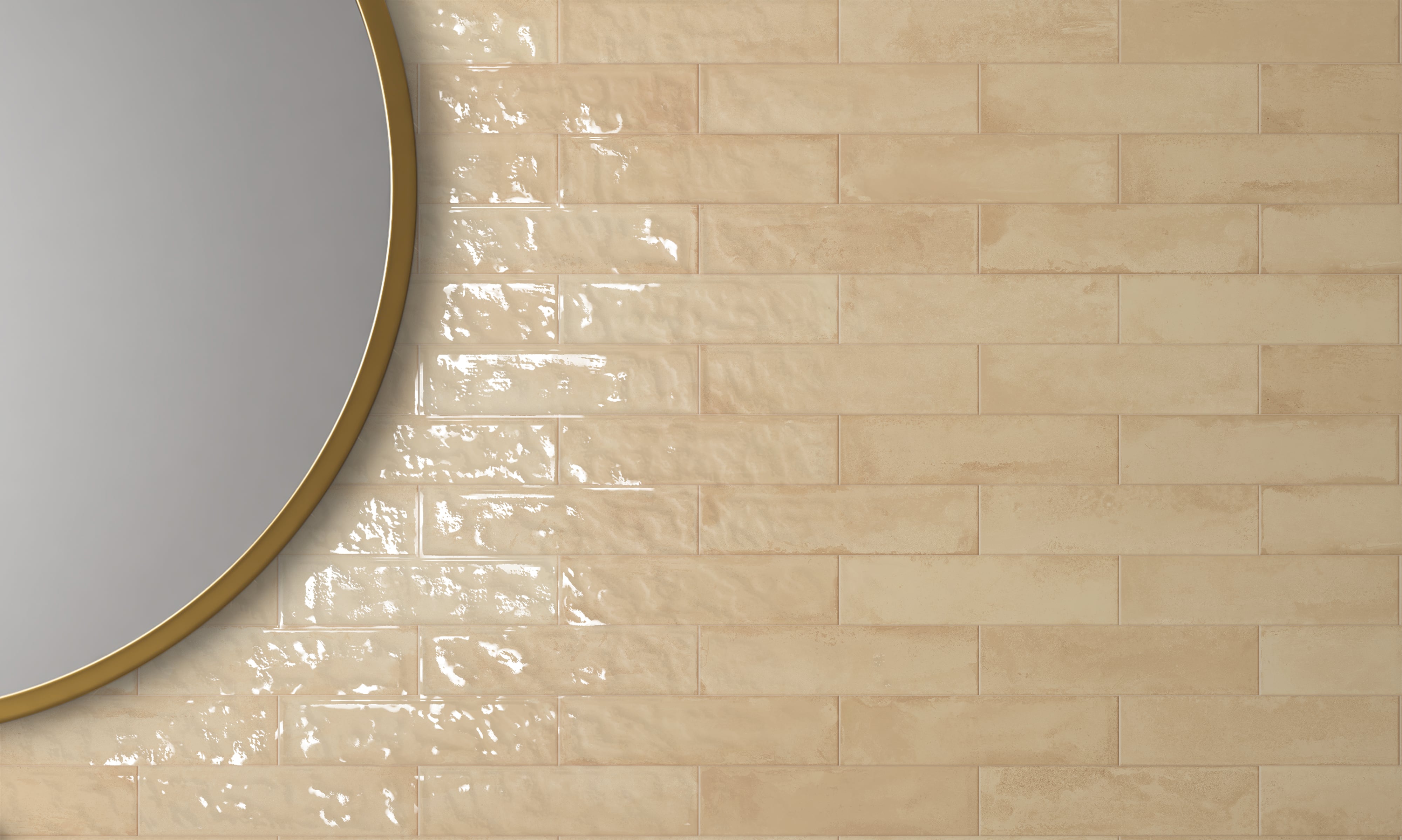 4Earth 16x32 Glossy Porcelain Tile in Desert [QA test]