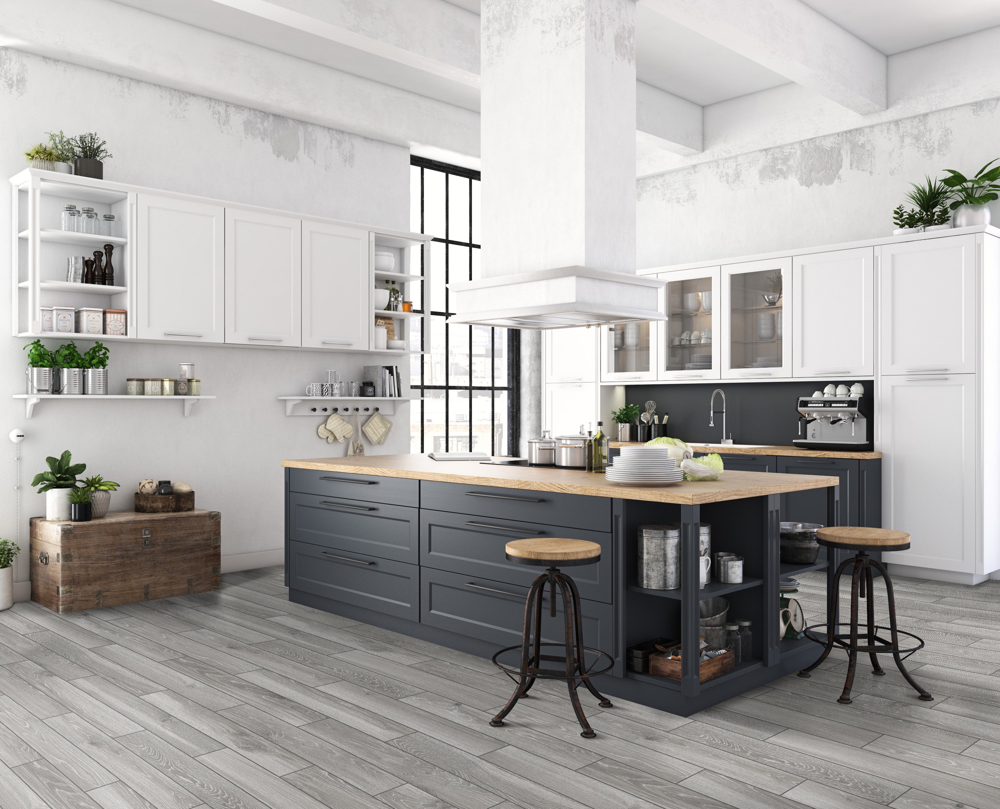 Aspen Light Grey 6x36 Matte