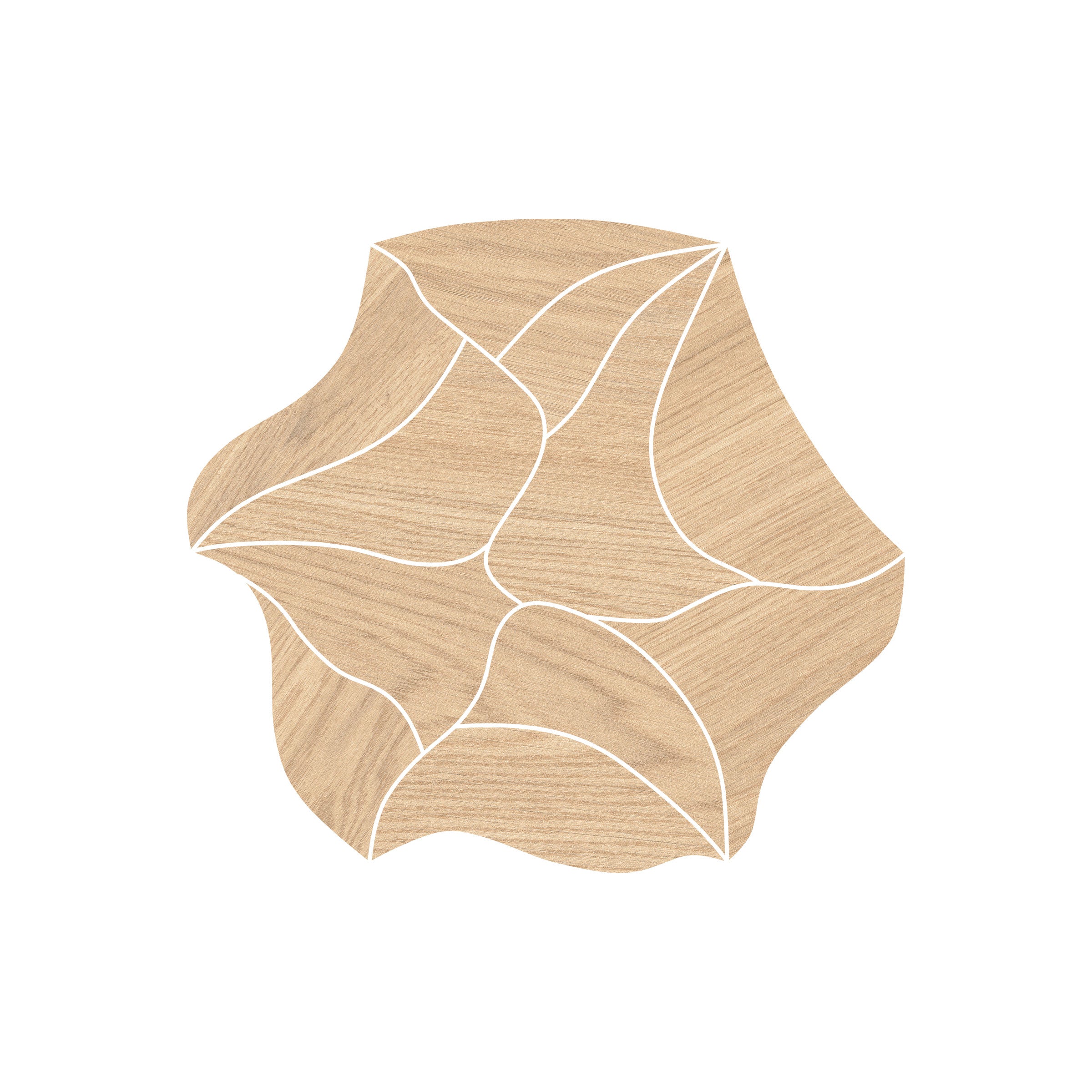 Calissa Plank™ 16x17 Matte Blossom Deco Porcelain Tile in Golden