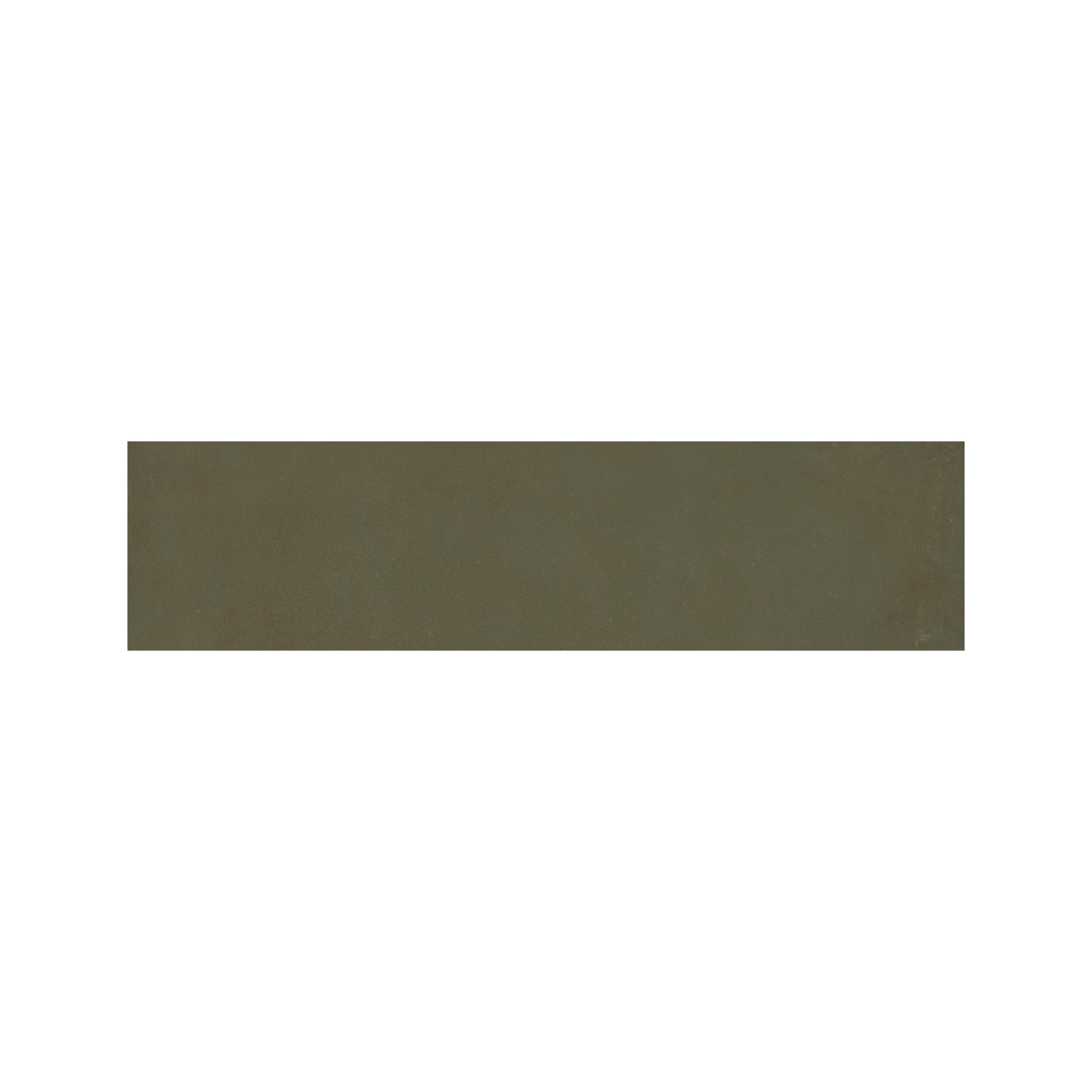 Earthen 3x12 Matte Porcelain Bullnose Tile in Jade