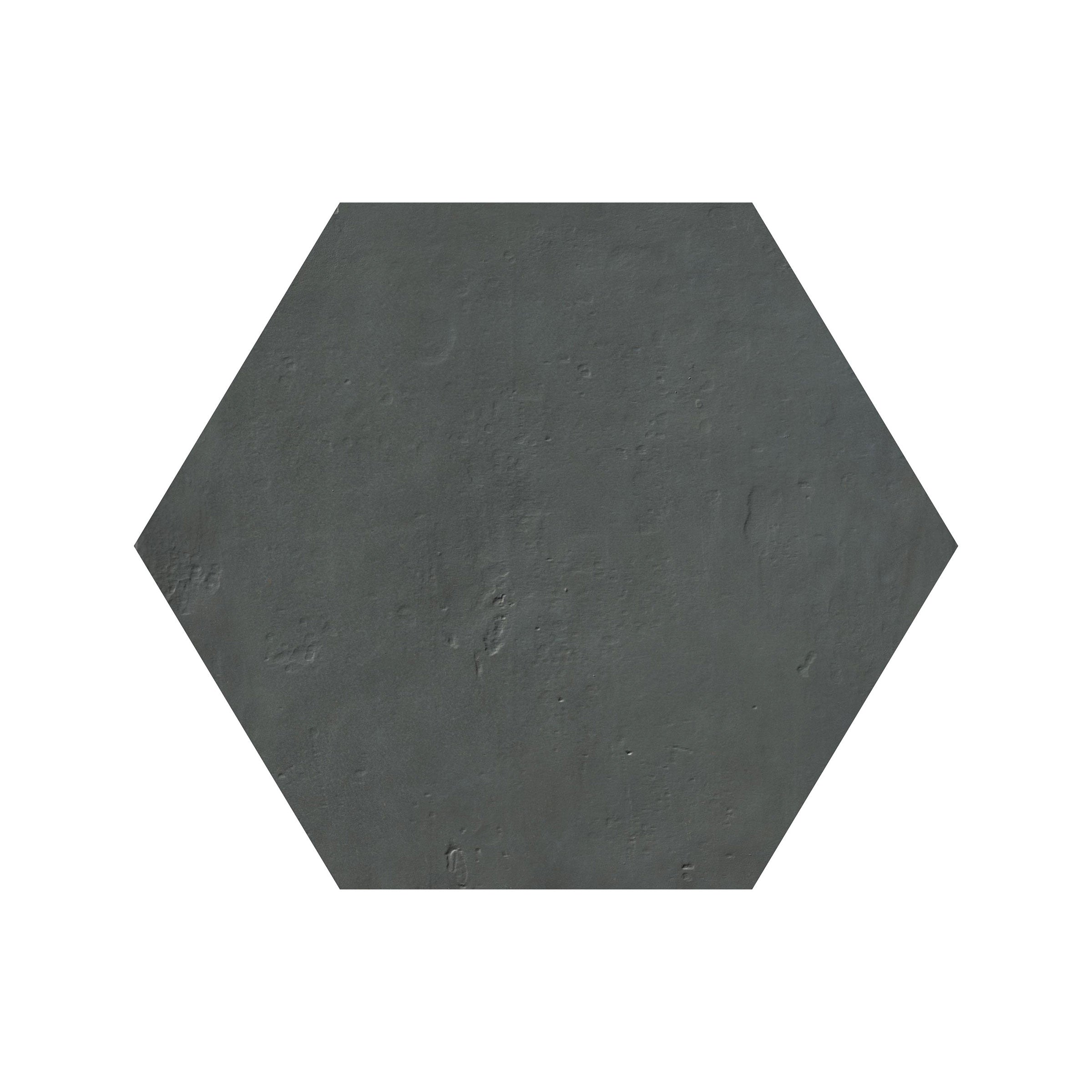 Earthen 10x10 Matte Hexagon Porcelain Tile in Marine