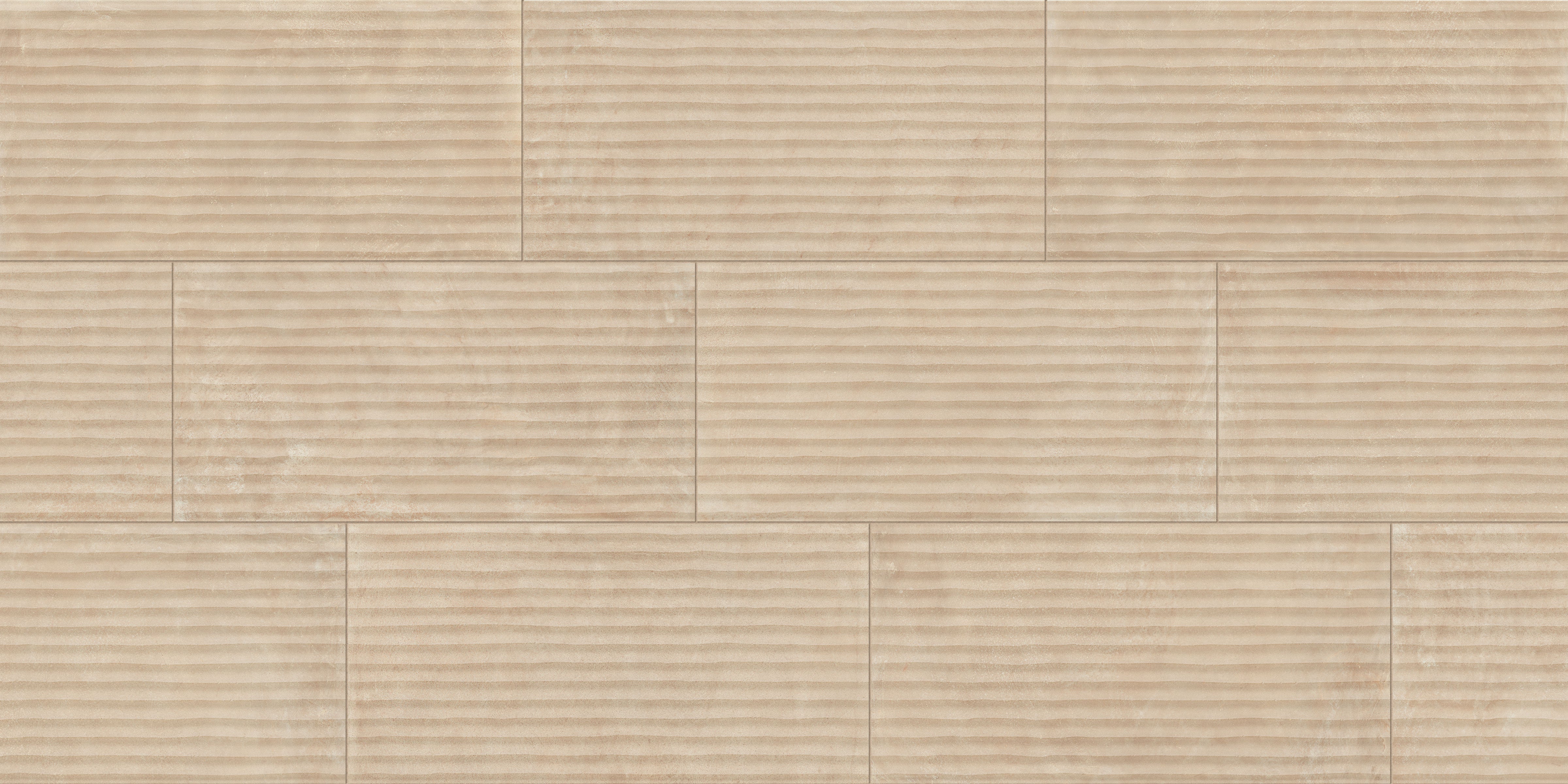 Earthen 12x24 Flute Porcelain Tile in Alabaster