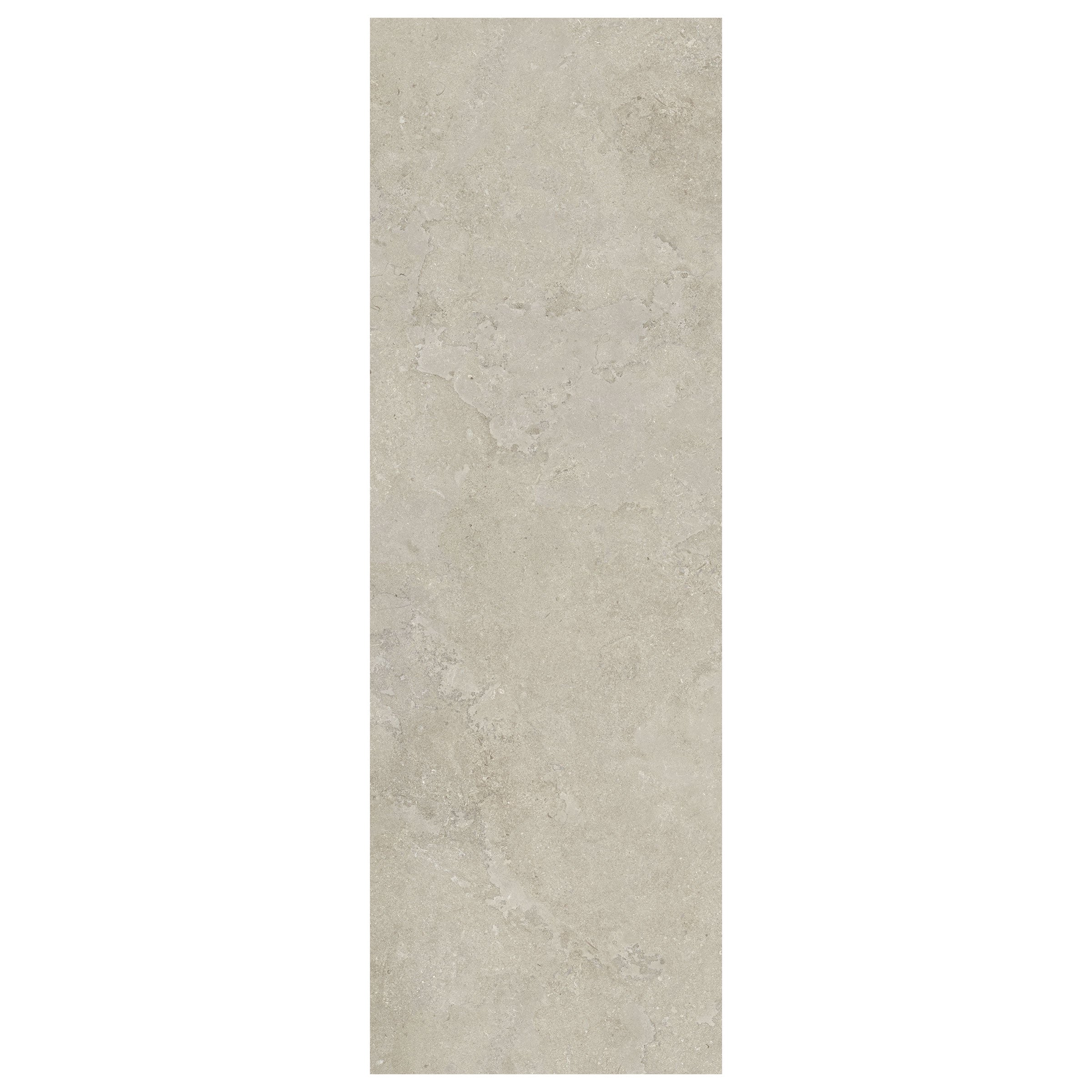 EcoStone 32x96 Matte Porcelain Tile in Cross-Cut Mist