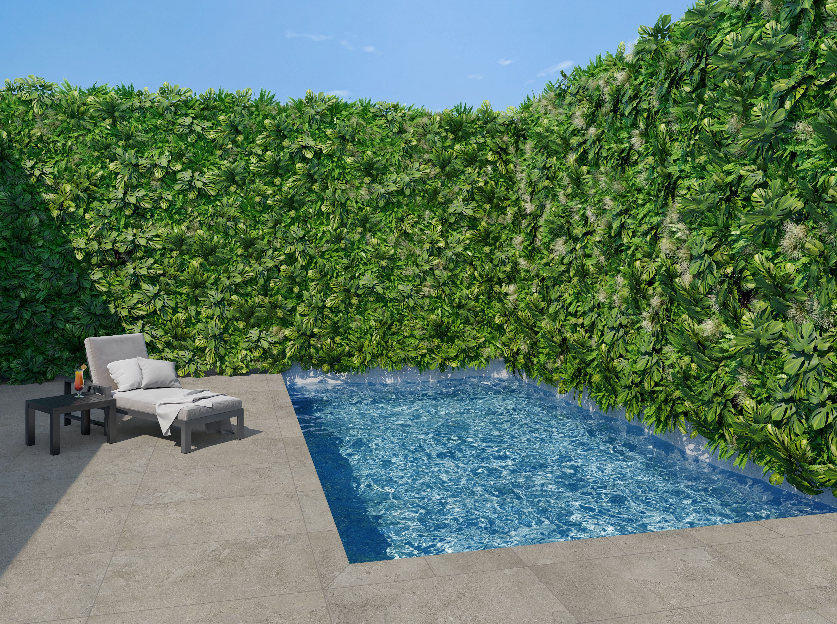 EcoStone 24x48 Grip Porcelain Tile in Cross-Cut Mist