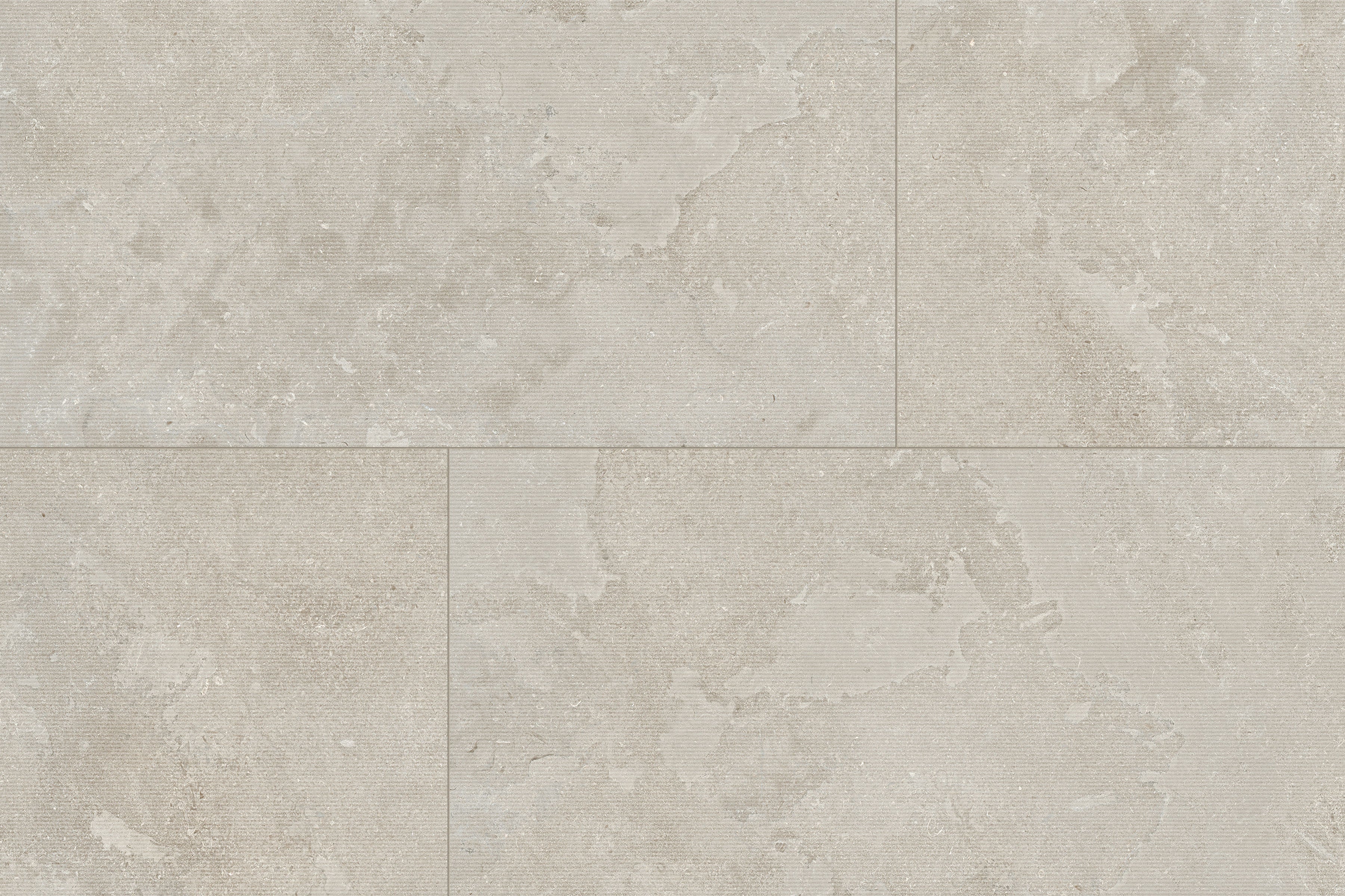 EcoStone 24x48 Matte Flute Deco Porcelain Tile in Cross-Cut Mist