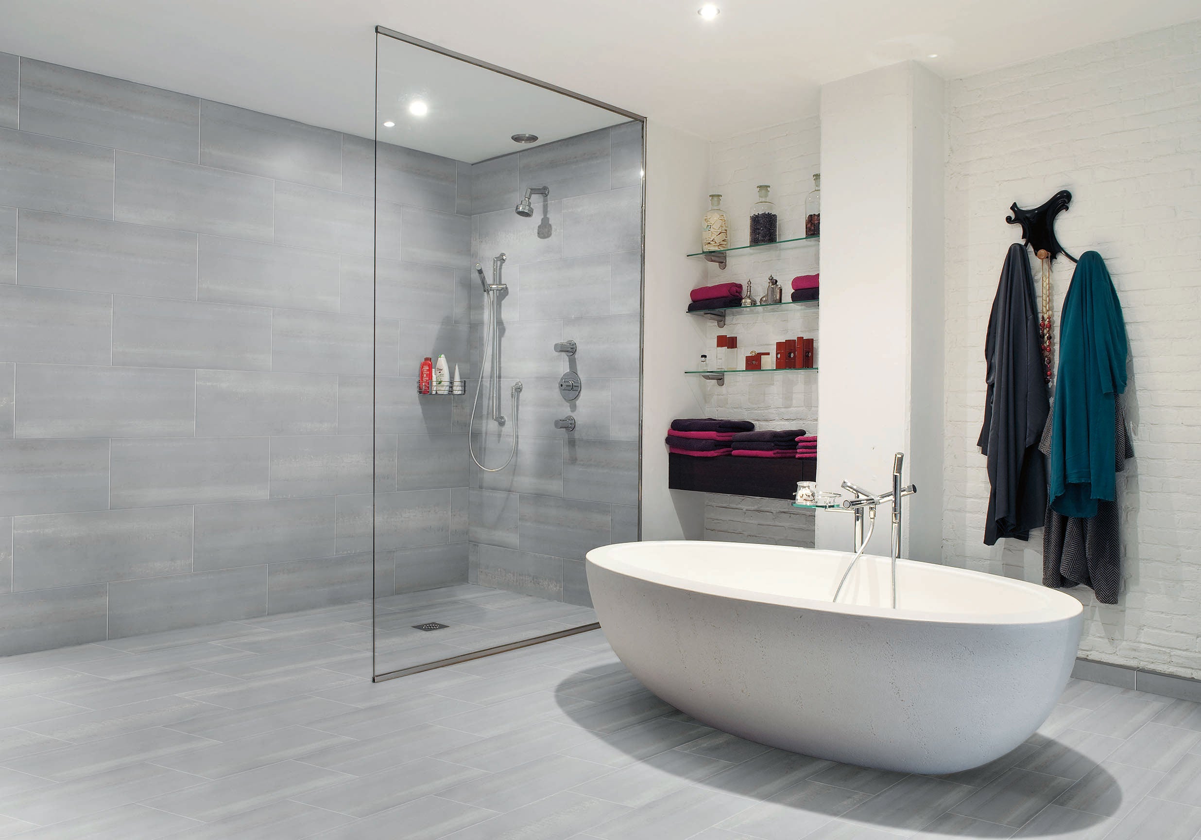 Element Light Gray 12x24 Semi Polished