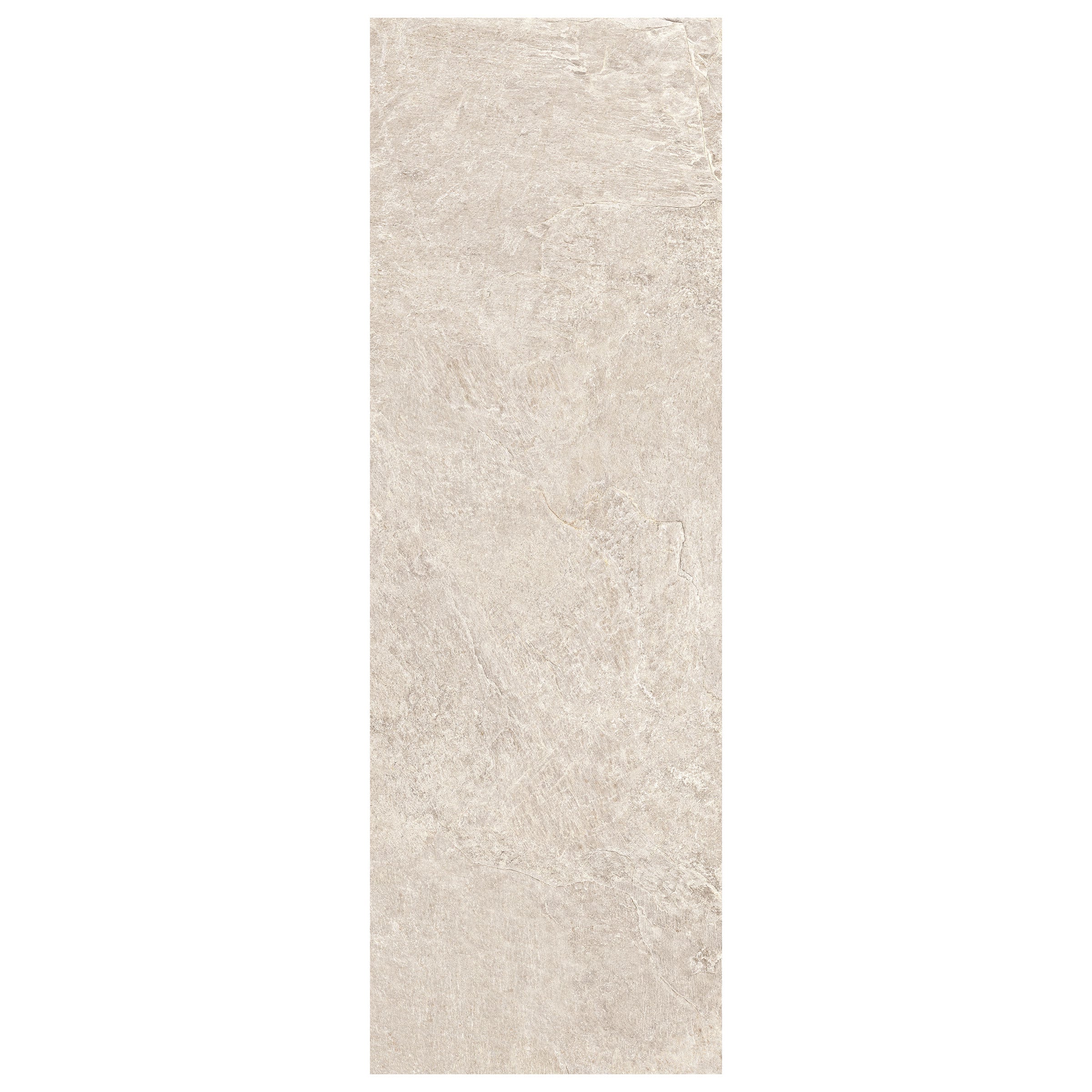 Farmhouse Living Pre-Fab 32x96 Matte Porcelain Tile in Alabaster