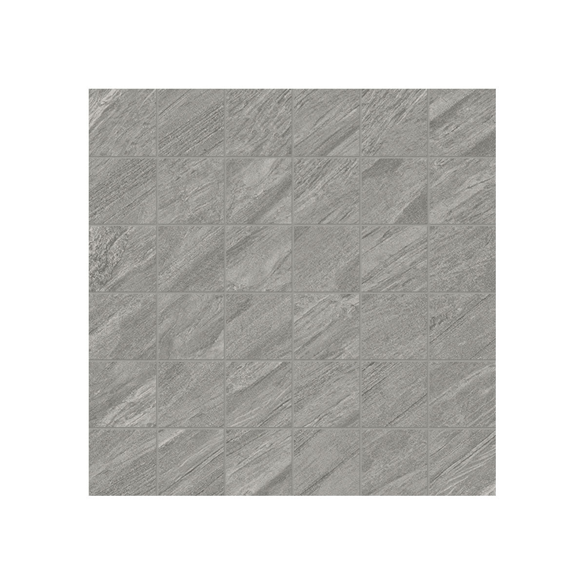 Galaxy 2x2 Porcelain Mesh Mosaic in Grigio