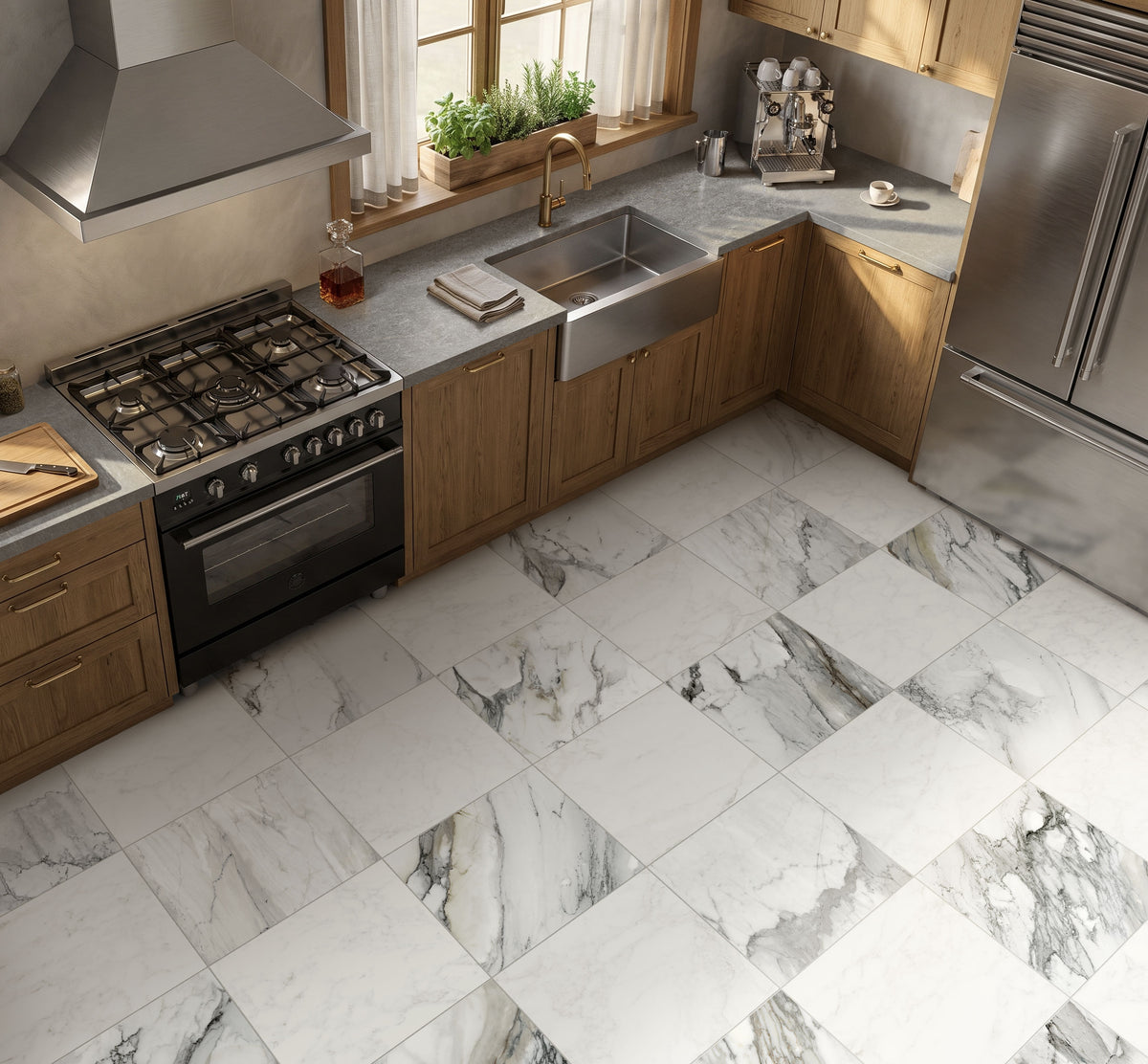 JEM 24x24 Matte Porcelain Tile in Crescendo Blue (Online Only)