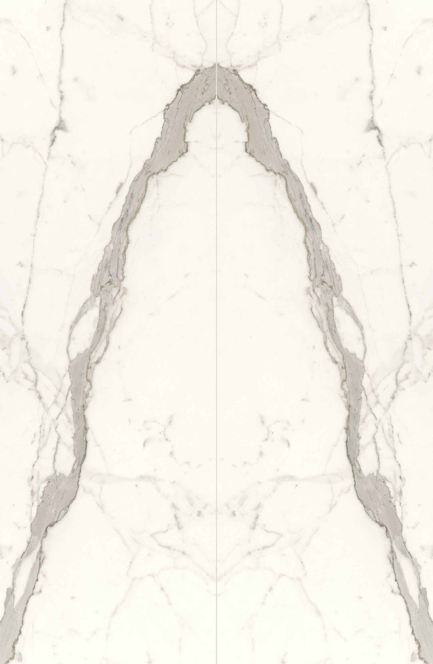 JEM Pre-Fab 32x96 Polished Porcelain Tile in Capriccio Grey Bookmatch B (Online Only)