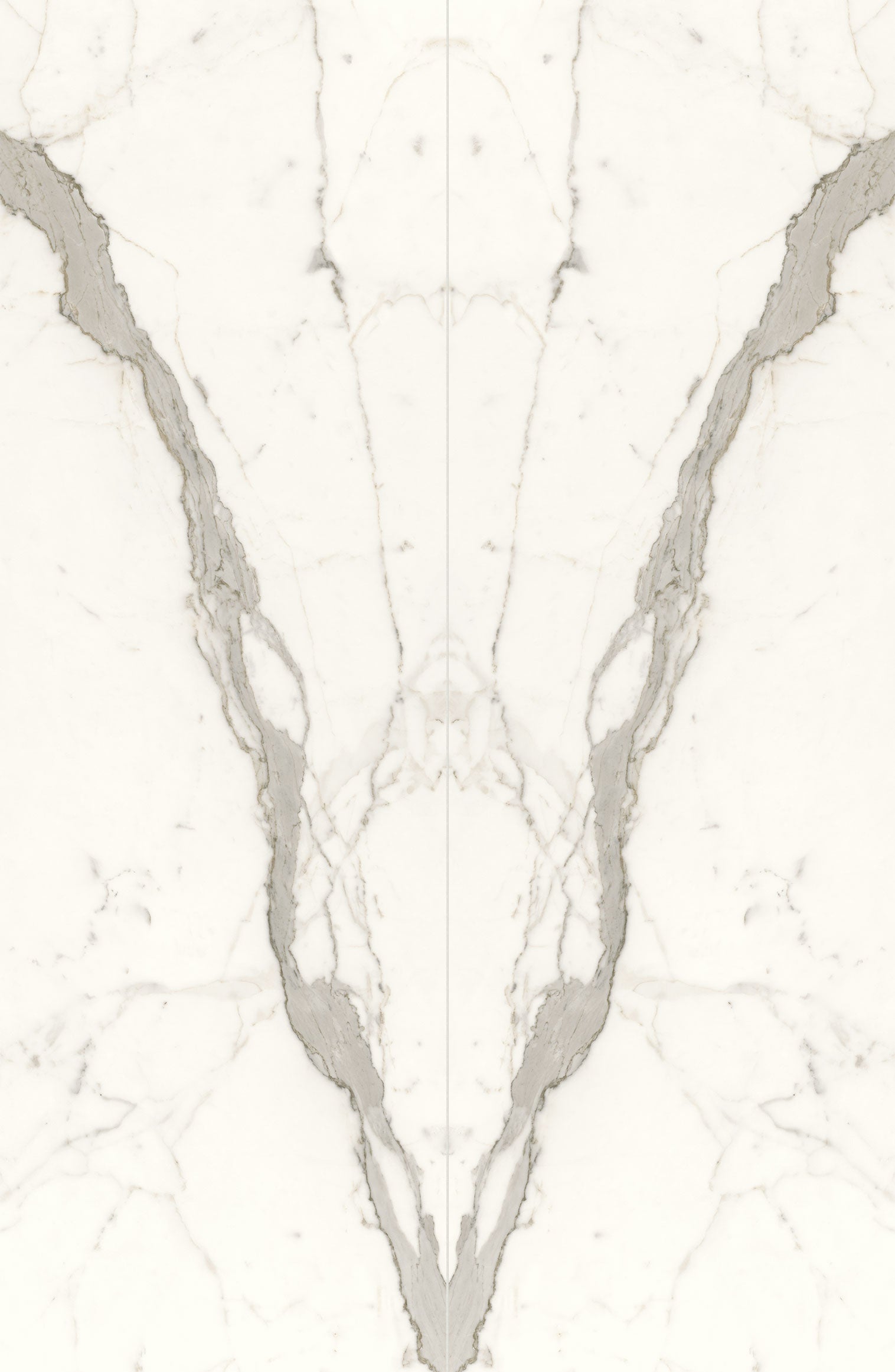 JEM Pre-Fab 32x96 Polished Porcelain Tile in Capriccio Grey Bookmatch B (Online Only)