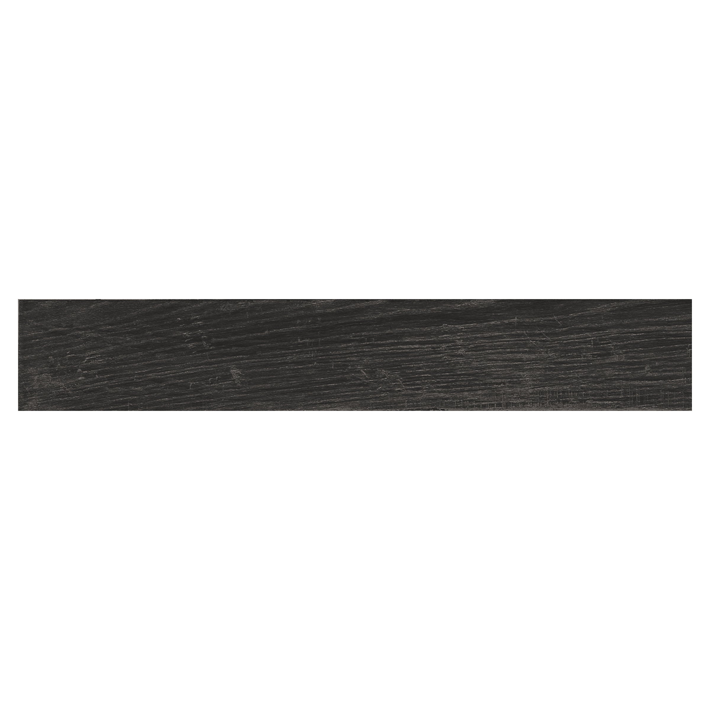 Lacquered Wood 6x36 Glossy Porcelain Tile in Black – MILE®stone