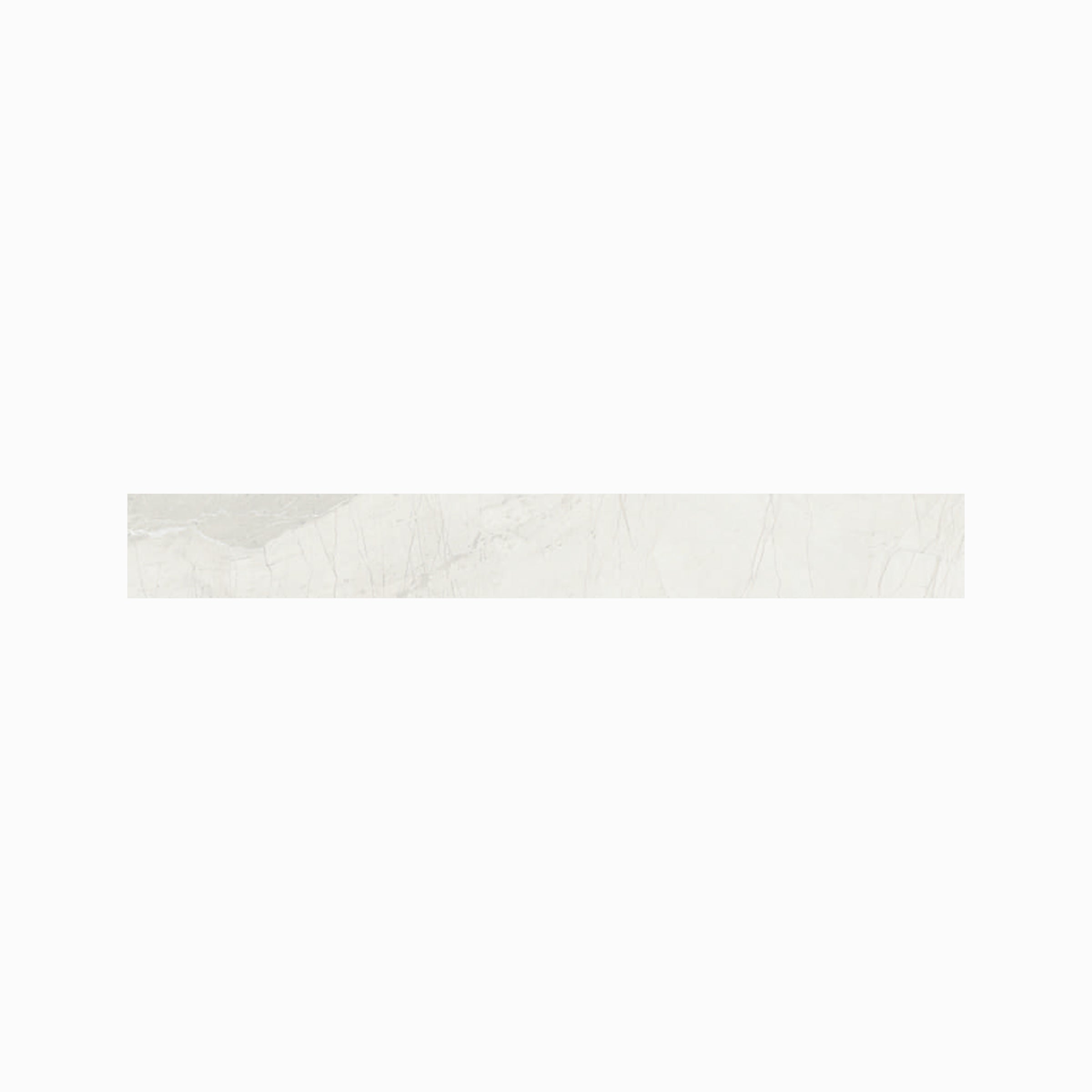 Absolute 3x24 Matte Porcelain Bullnose Tile in Light Grey