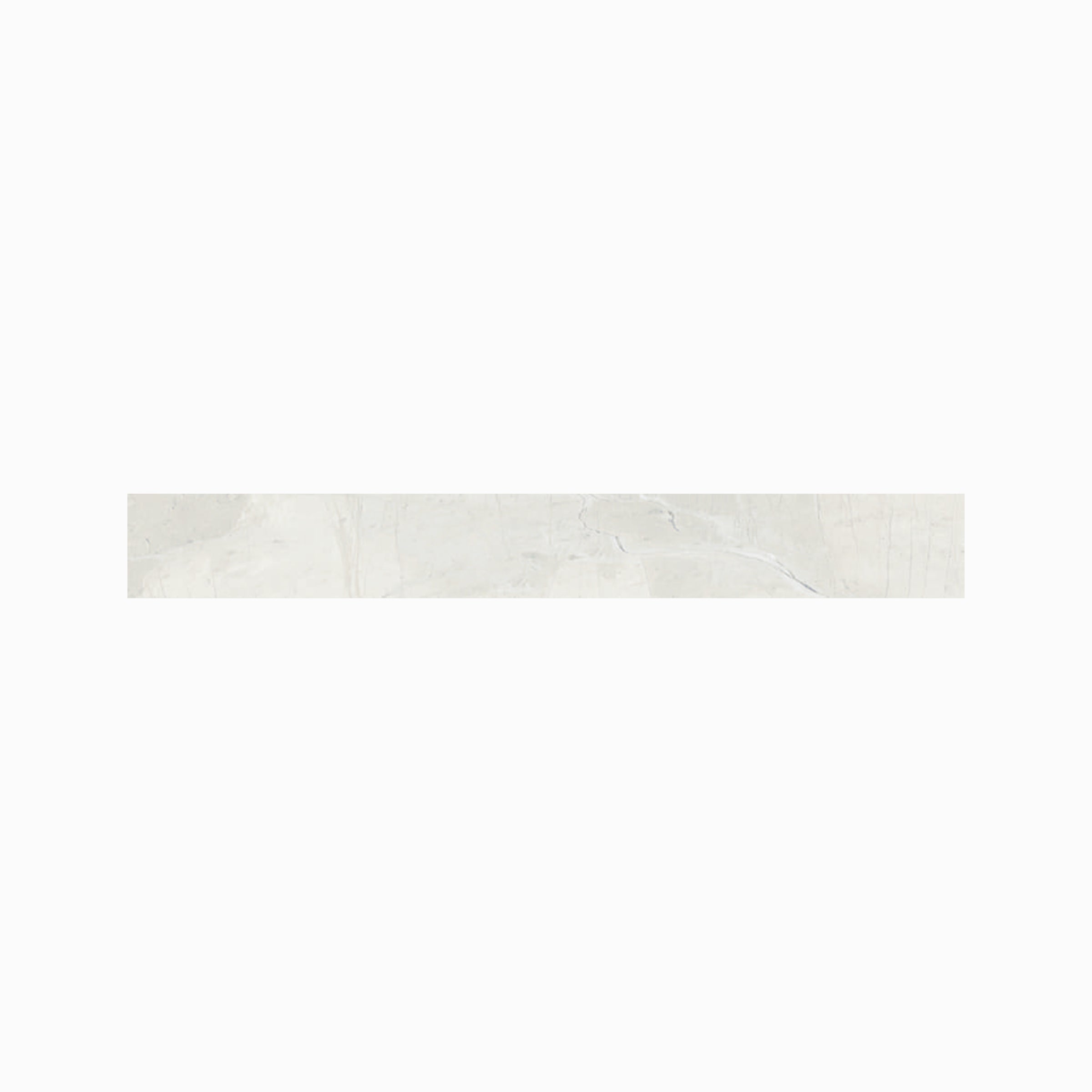 Absolute 3x24 Matte Porcelain Bullnose Tile in Light Grey