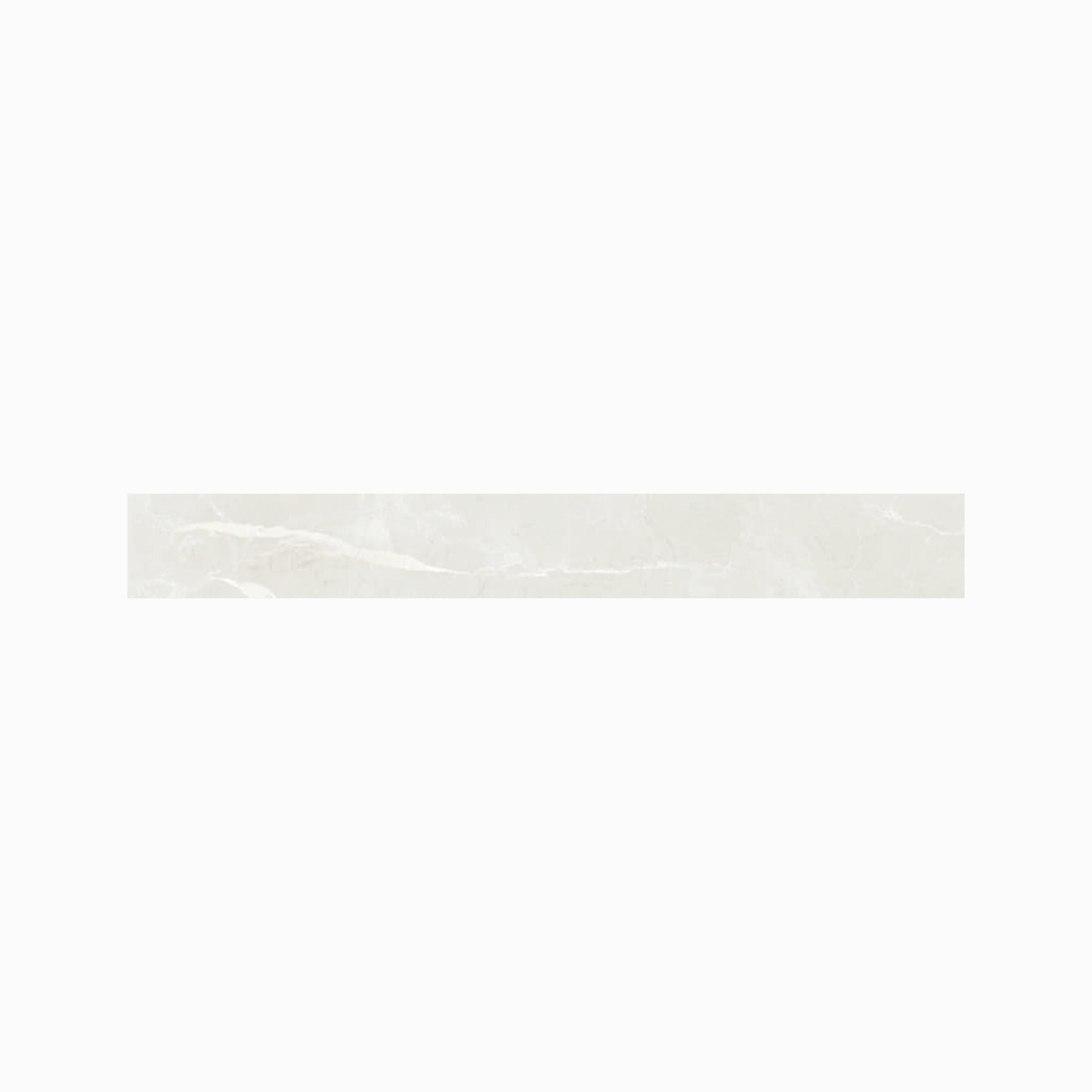 Absolute 3x24 Matte Porcelain Bullnose Tile in Light Grey