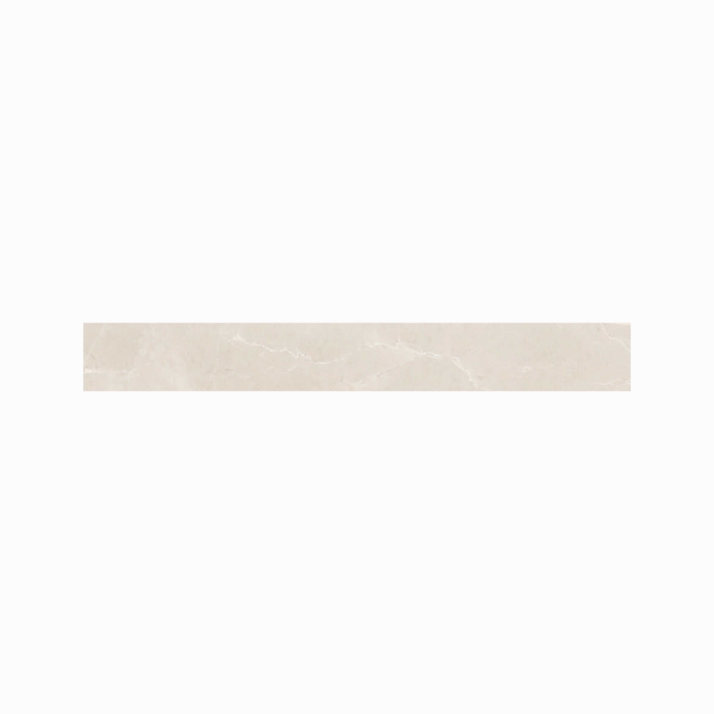 Absolute 3x24 Matte Porcelain Bullnose Tile in Taupe