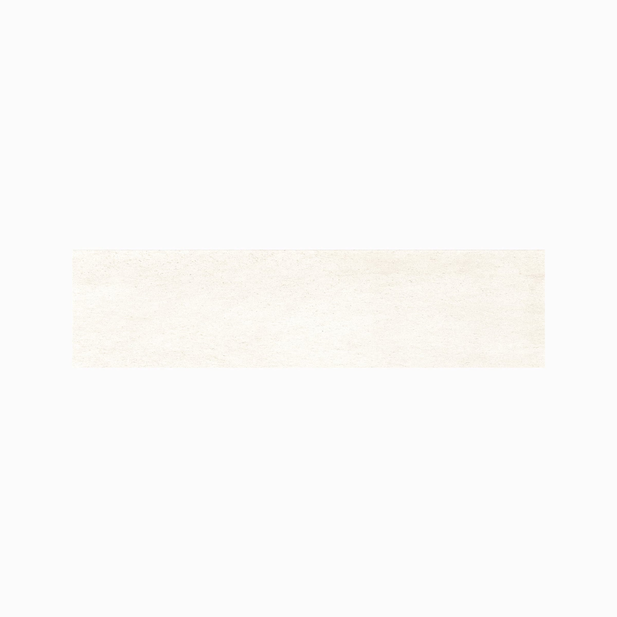 Basaltine 3x12 Matte Porcelain Bullnose Tile in White