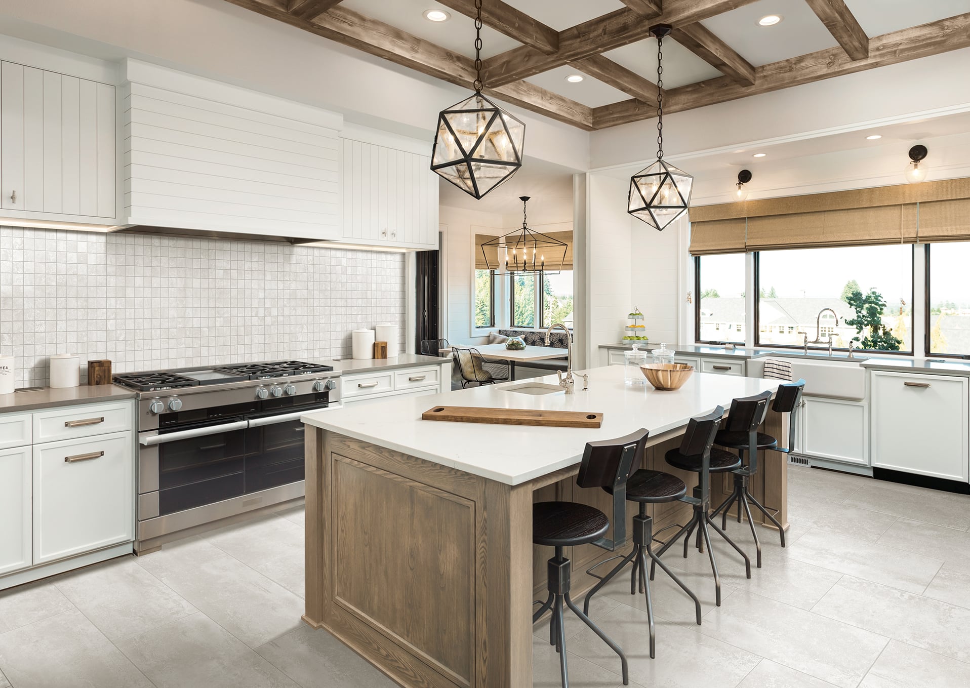 Core 2x2 Matte Porcelain Mesh Mosaic Tile in White