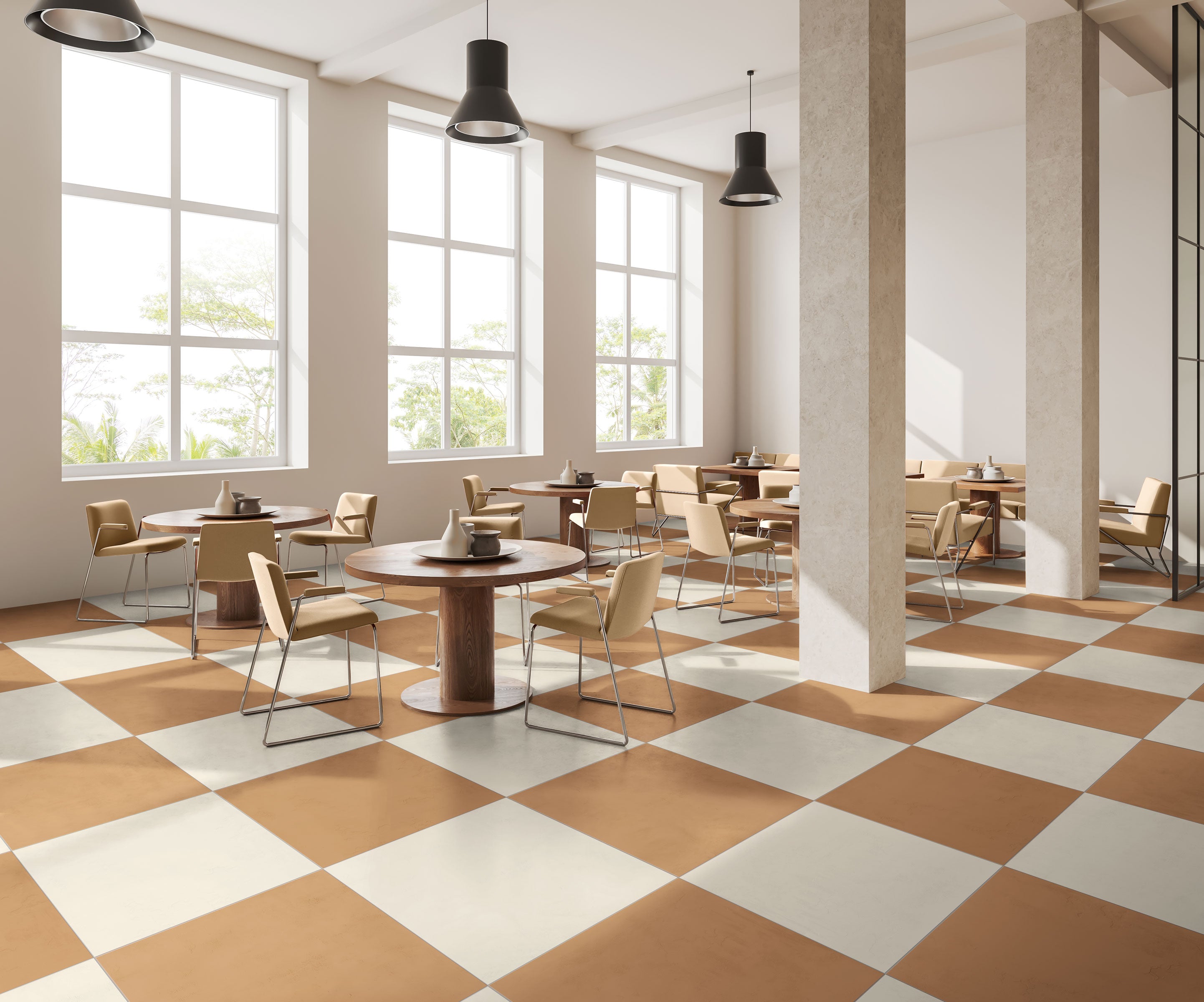Daydream™ 24x24 Matte Porcelain Tile in Amber
