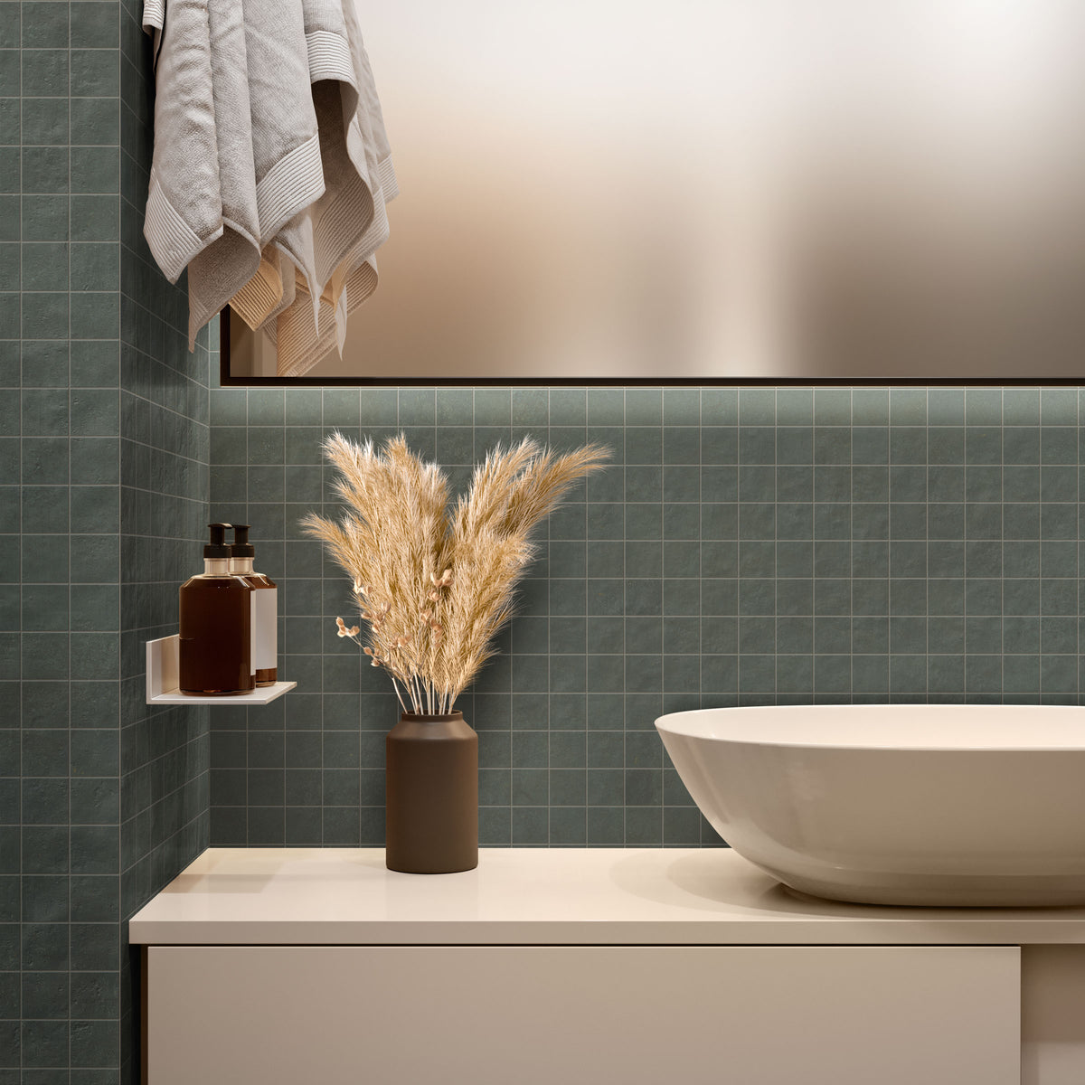 Earthen 2x2 Matte Porcelain Mesh Mosaic Tile in Marine – MILE®stone