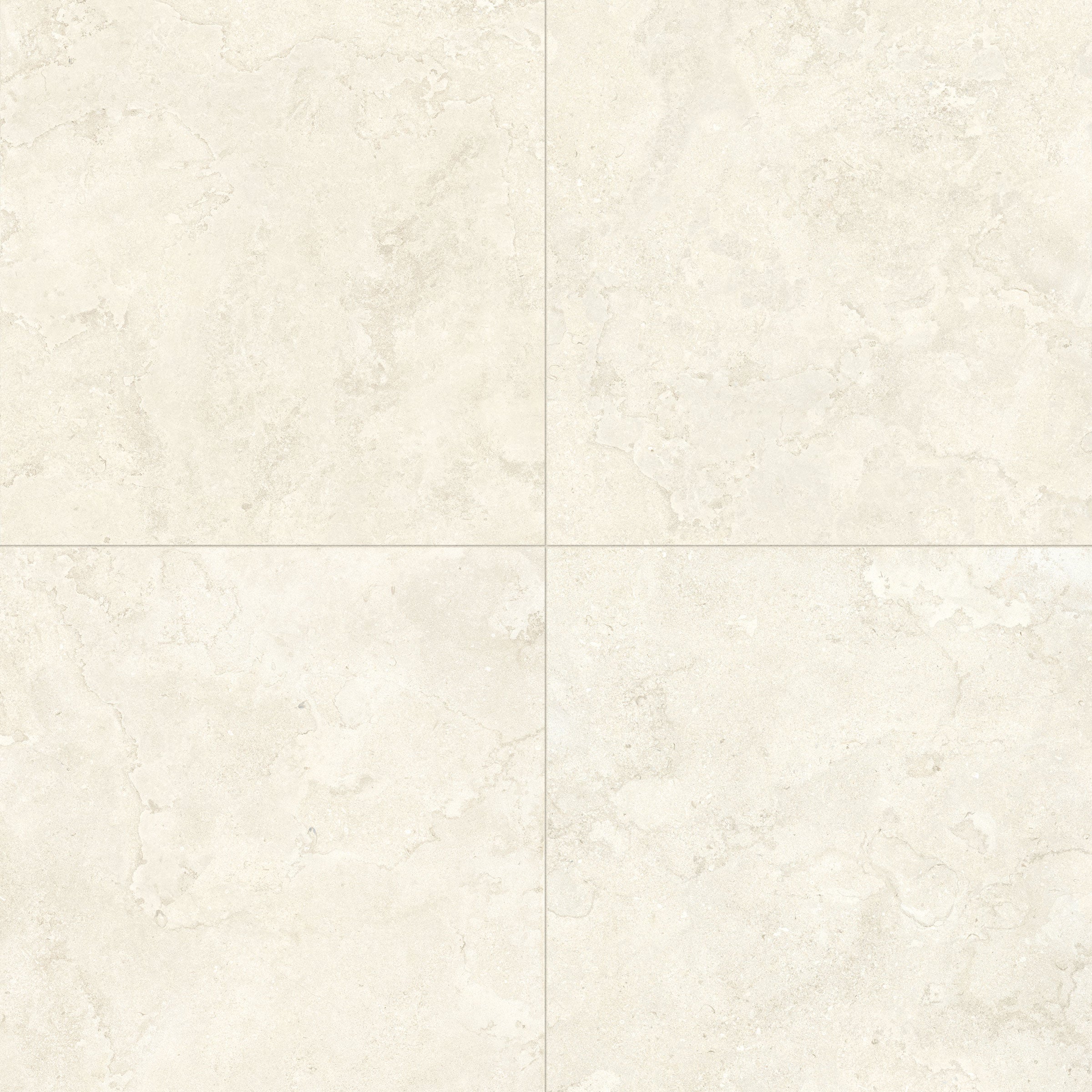 EcoStone 48x48 Matte Porcelain Tile in Cross-Cut Fog – MILE®stone