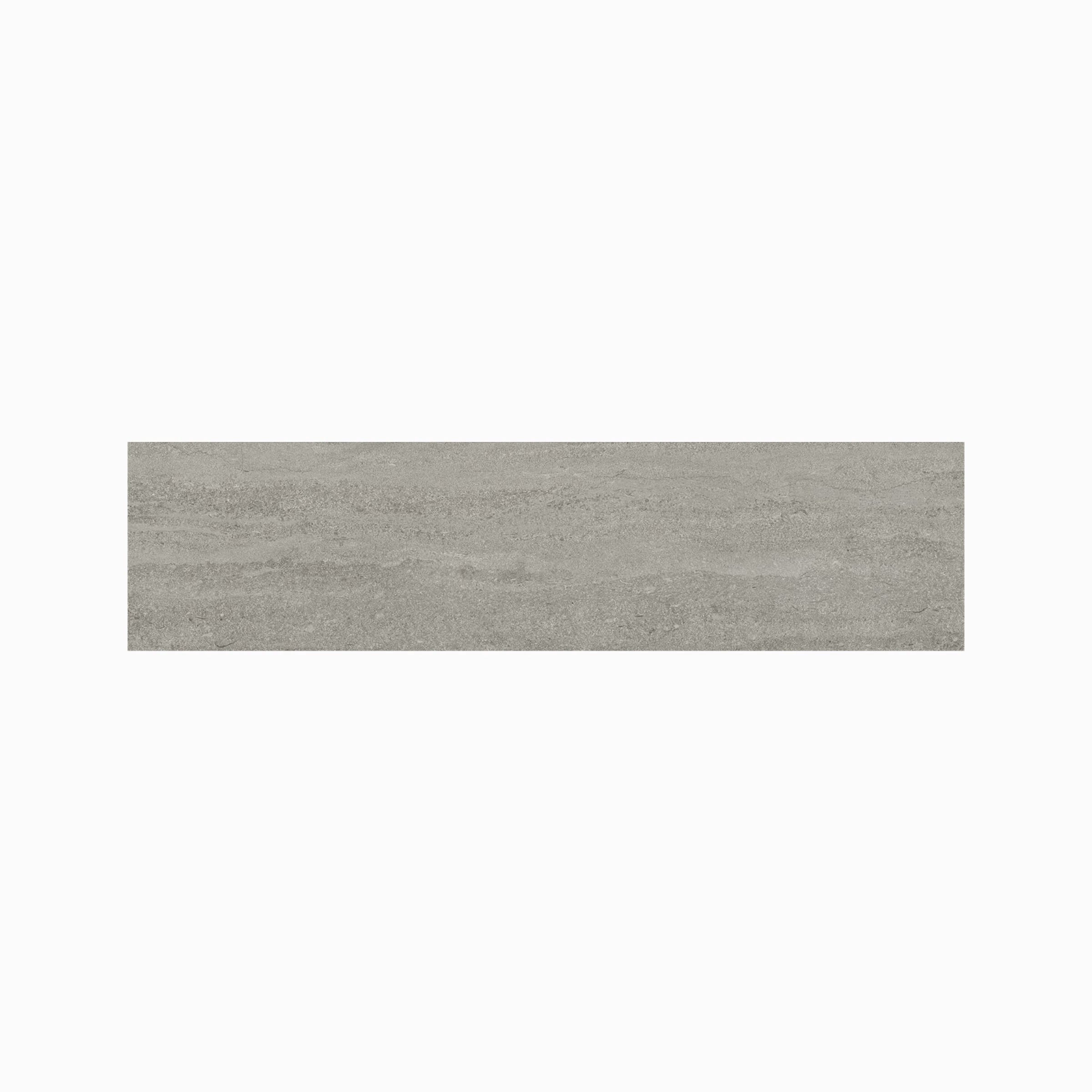 EcoStone 3x12 Matte Porcelain Bullnose Tile in Vein-Cut Fossil