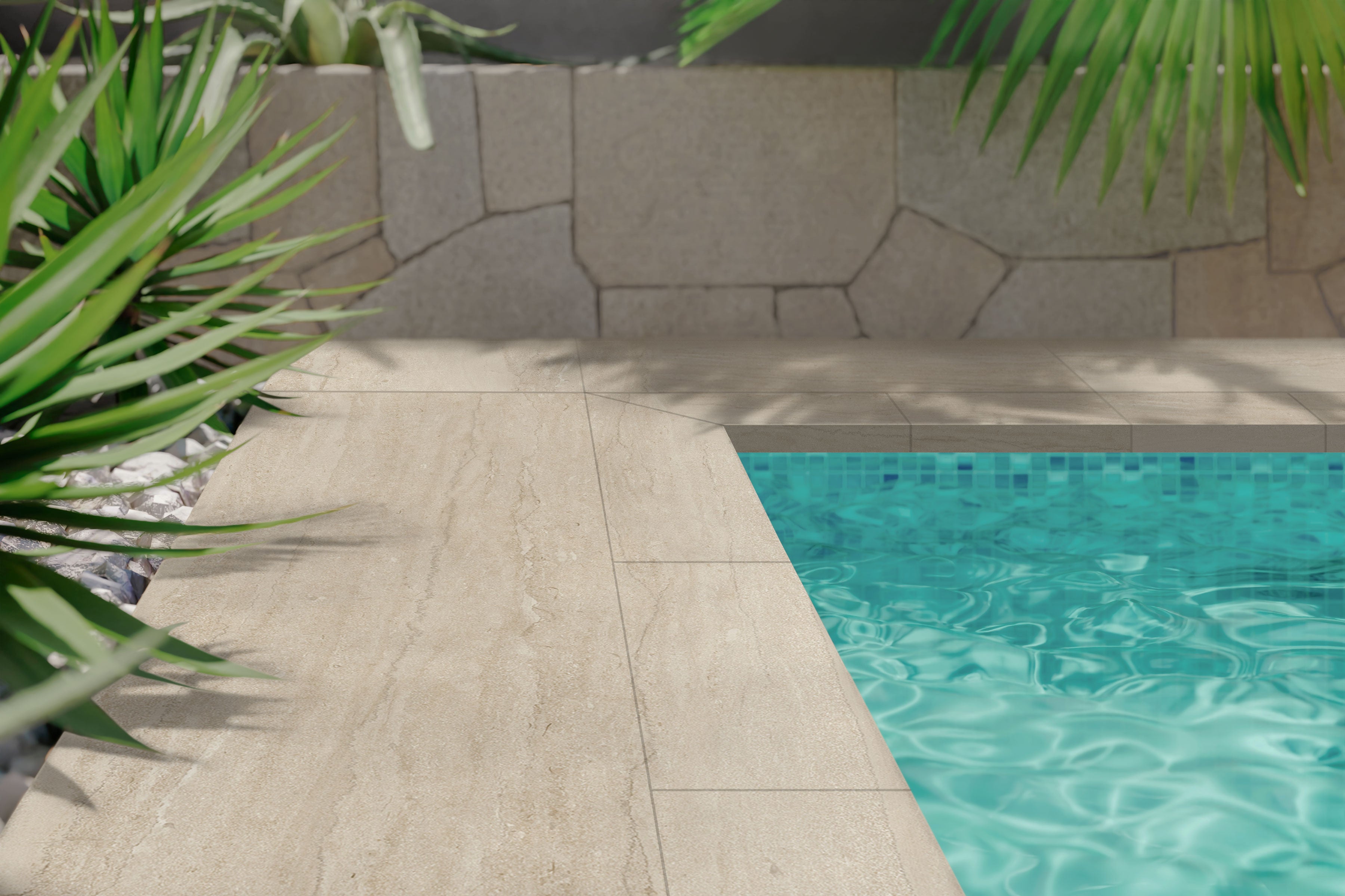 EcoStone 24x48 Grip Porcelain Tile in Vein-Cut Jute