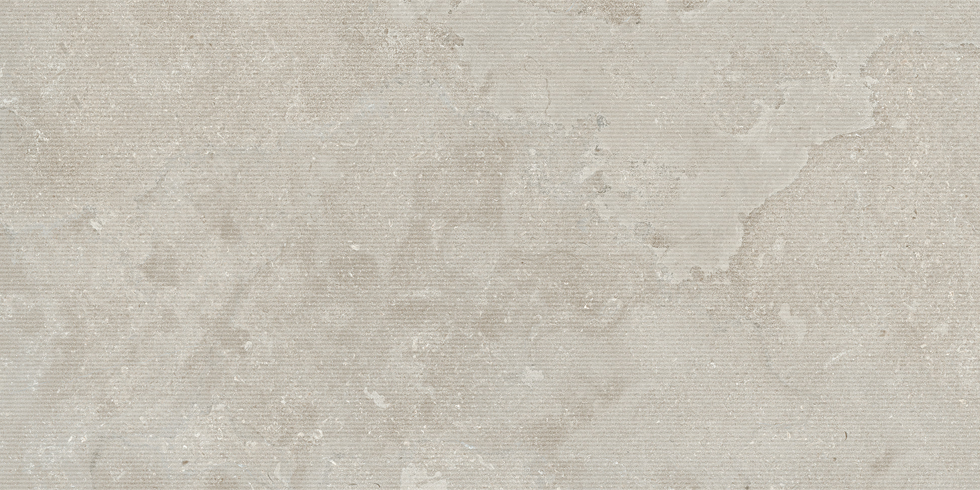 EcoStone 24x48 Matte Flute Deco Porcelain Tile in Cross-Cut Mist