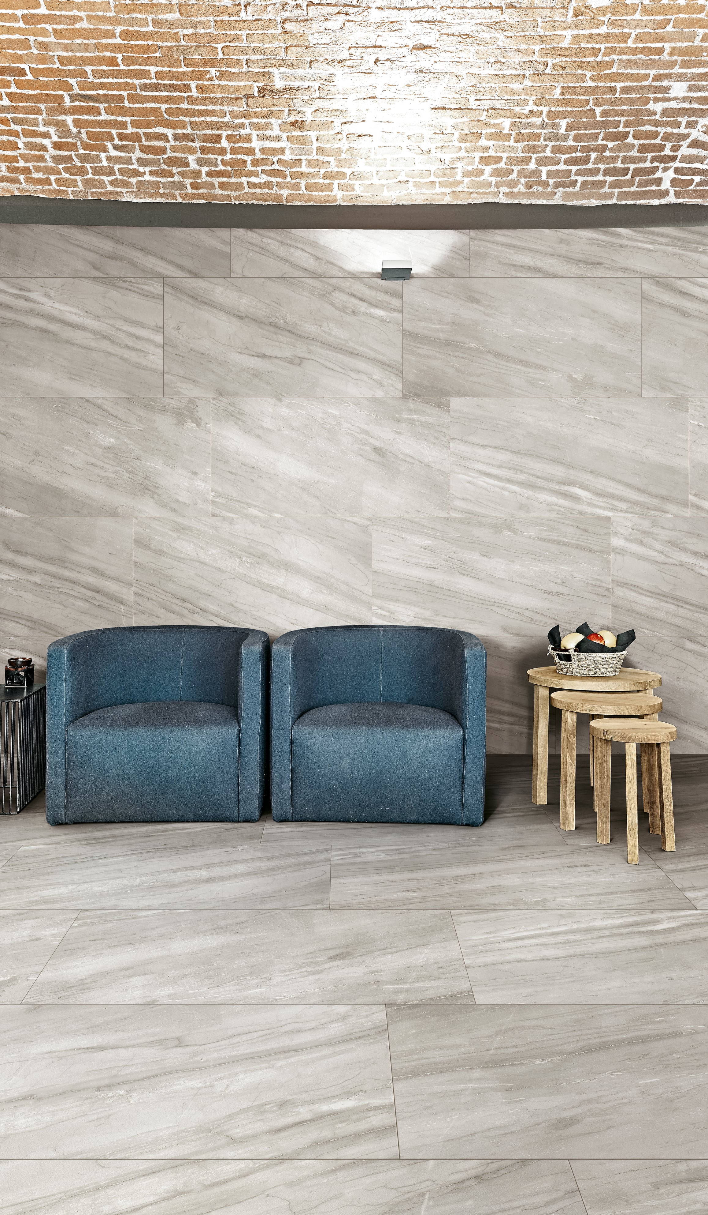 Epic 24x48 Matte Porcelain Tile in Alaska Grey