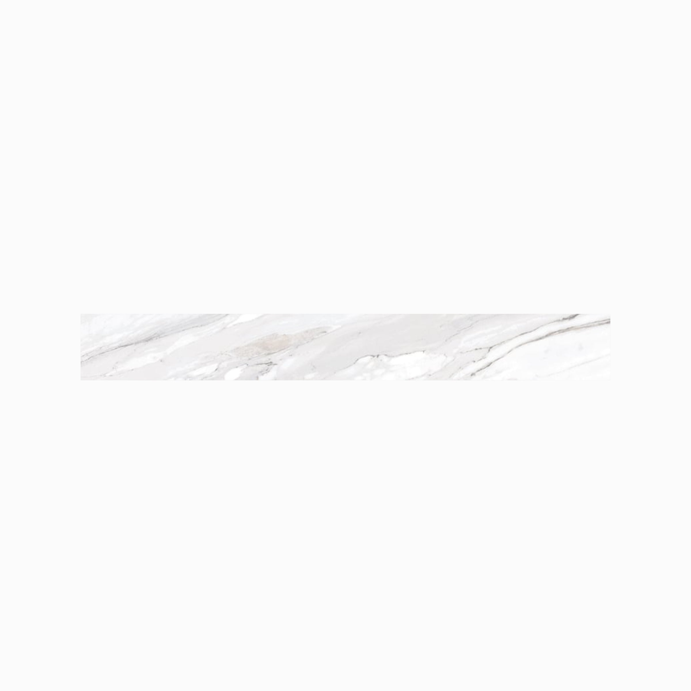 Epic 3x24 Polished Porcelain Bullnose Tile in Apuano
