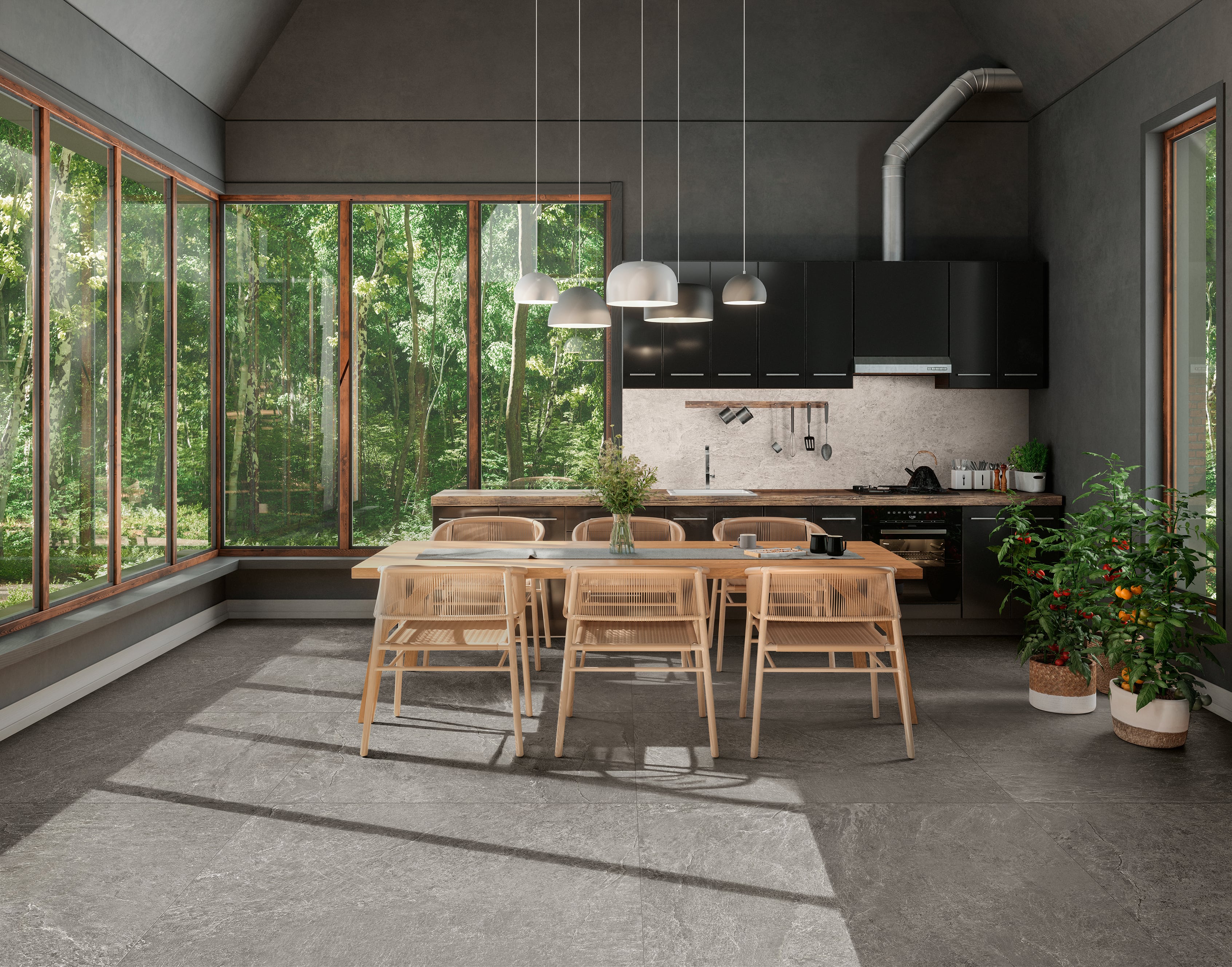 Farmhouse Living 48x48 Matte Porcelain Tile in Millstone – MILE®stone