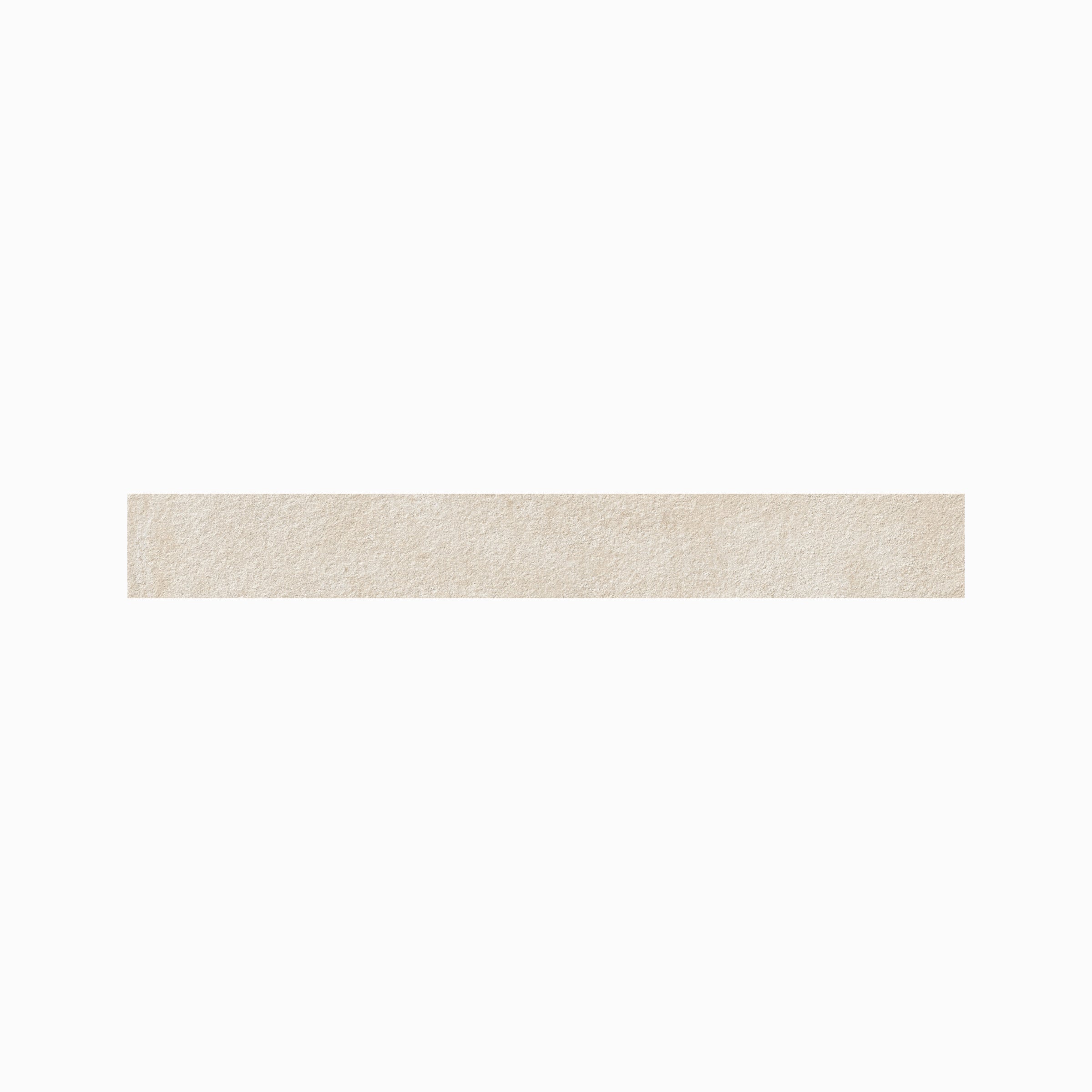 Imprint 3x24 Matte Porcelain Bullnose Tile in Intaglio Warm