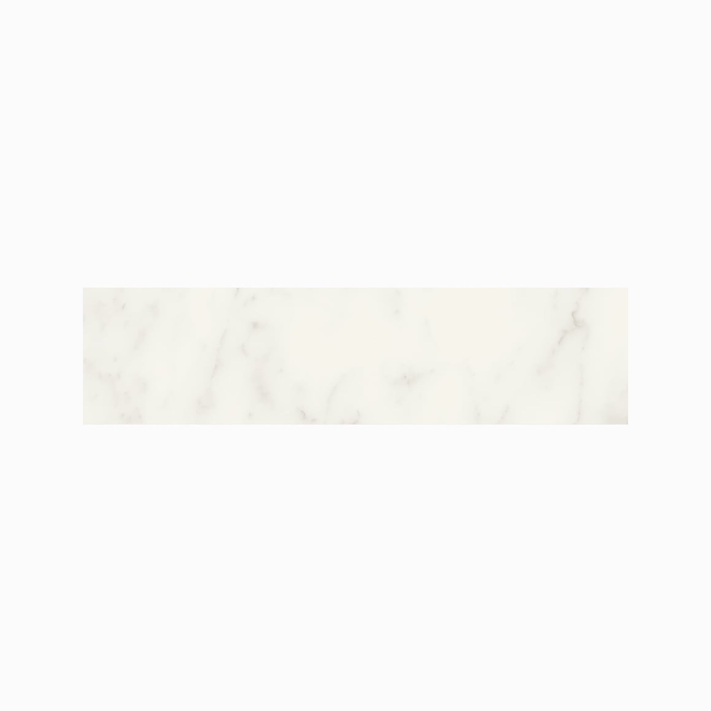 JEM 3x12 Matte Porcelain Bullnose Tile in Adagio White