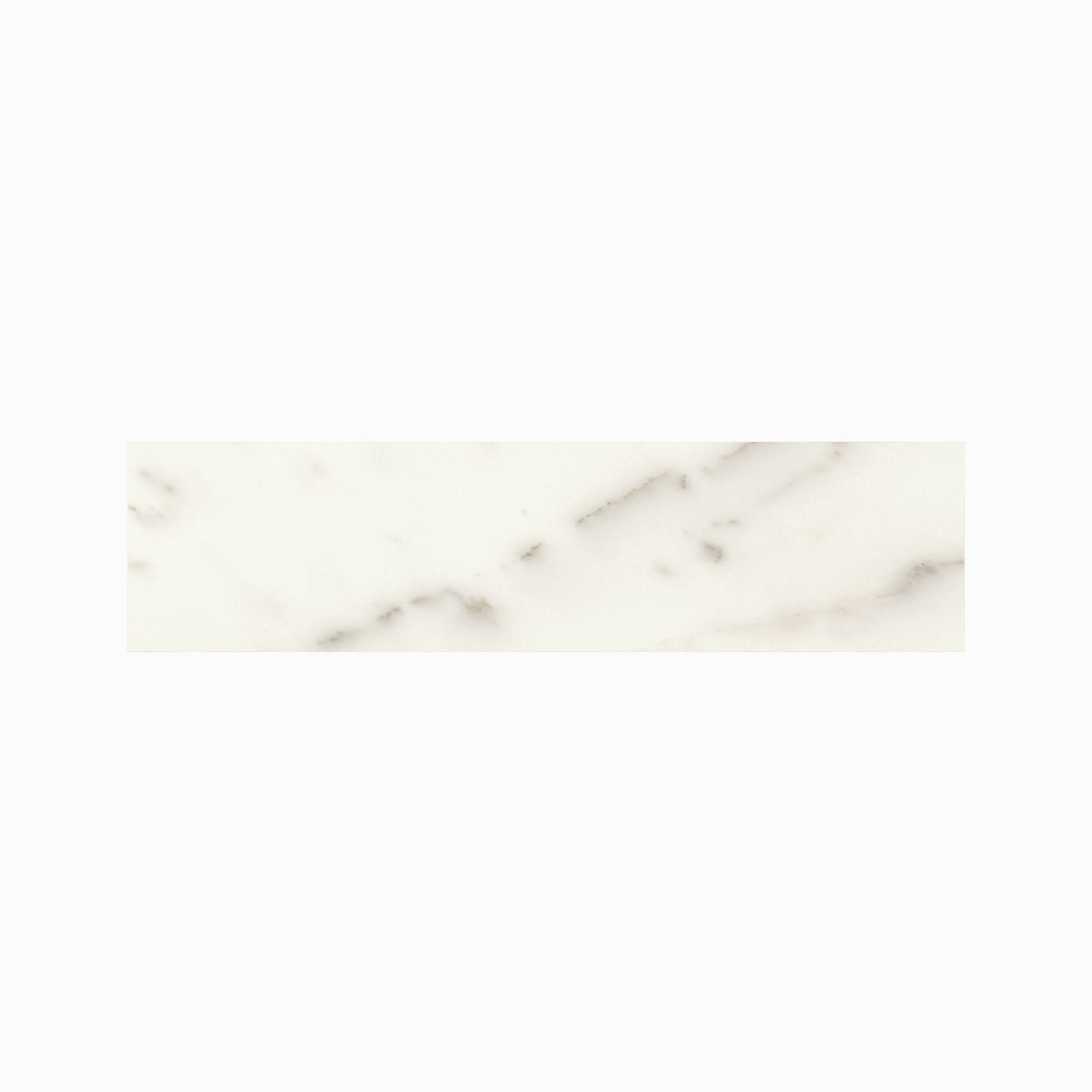 JEM 3x12 Polished Porcelain Bullnose Tile in Capriccio Grey