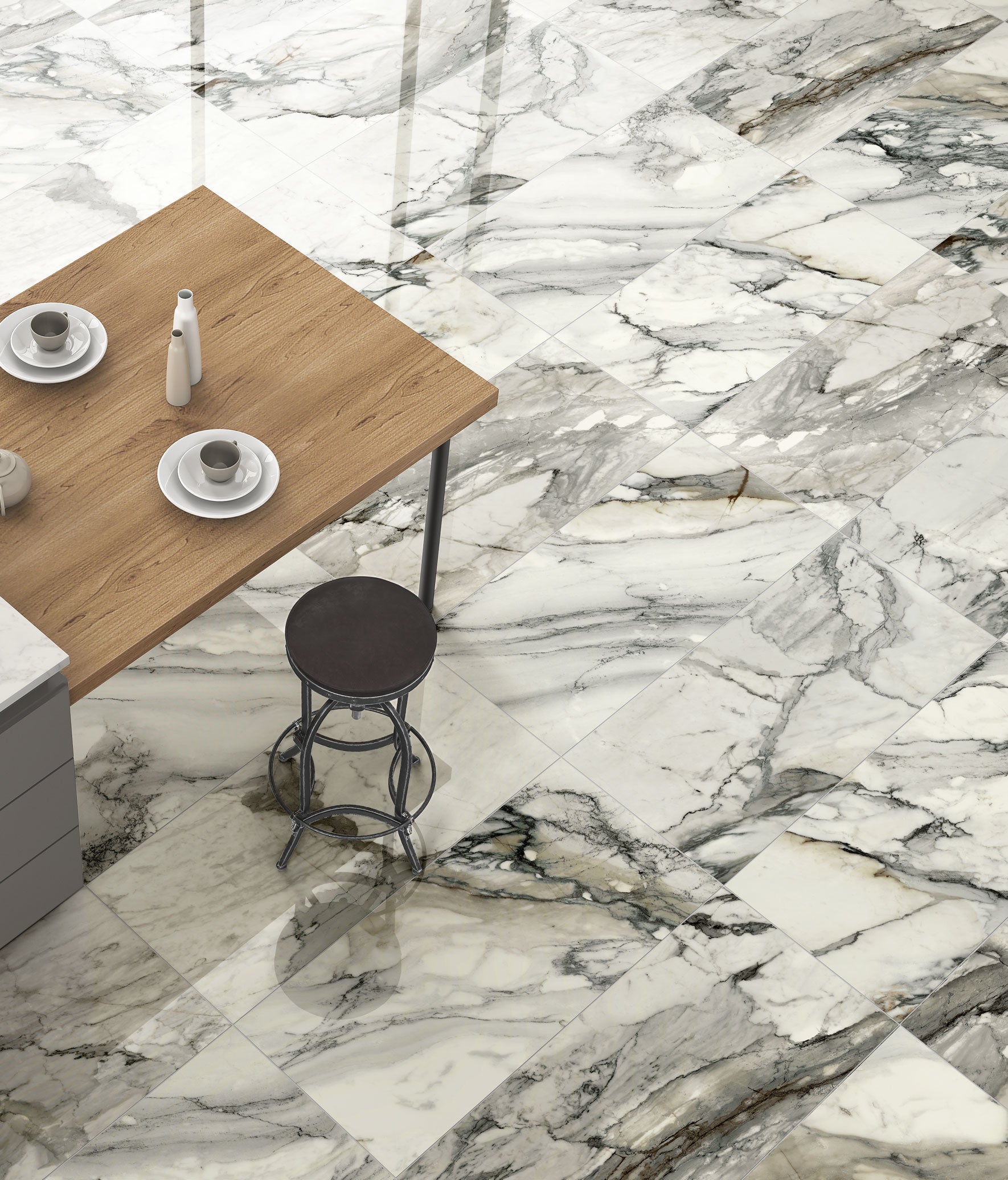 JEM 24x48 Polished Porcelain Tile in Crescendo Blue – MILE®stone