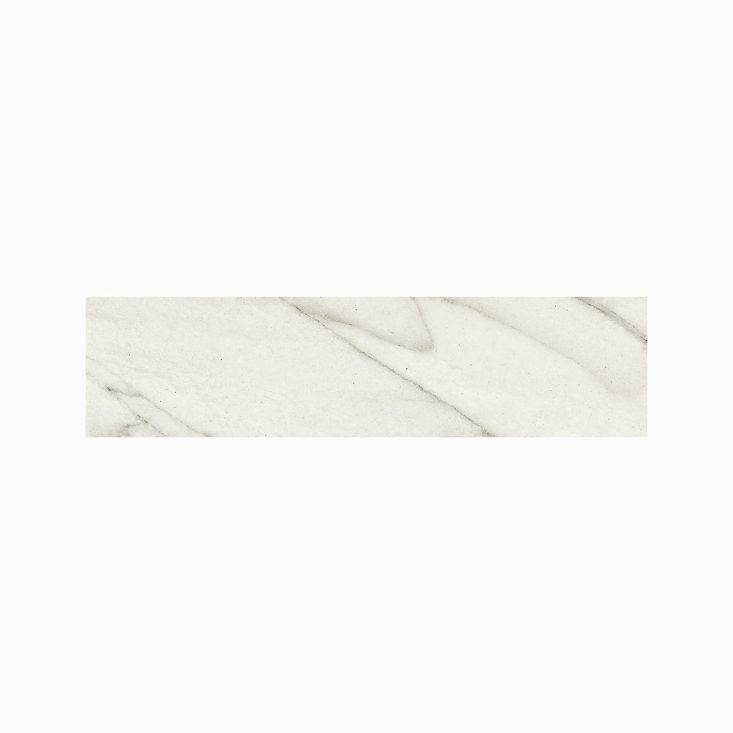 JEM 3x12 Matte Porcelain Bullnose Tile in Forte White