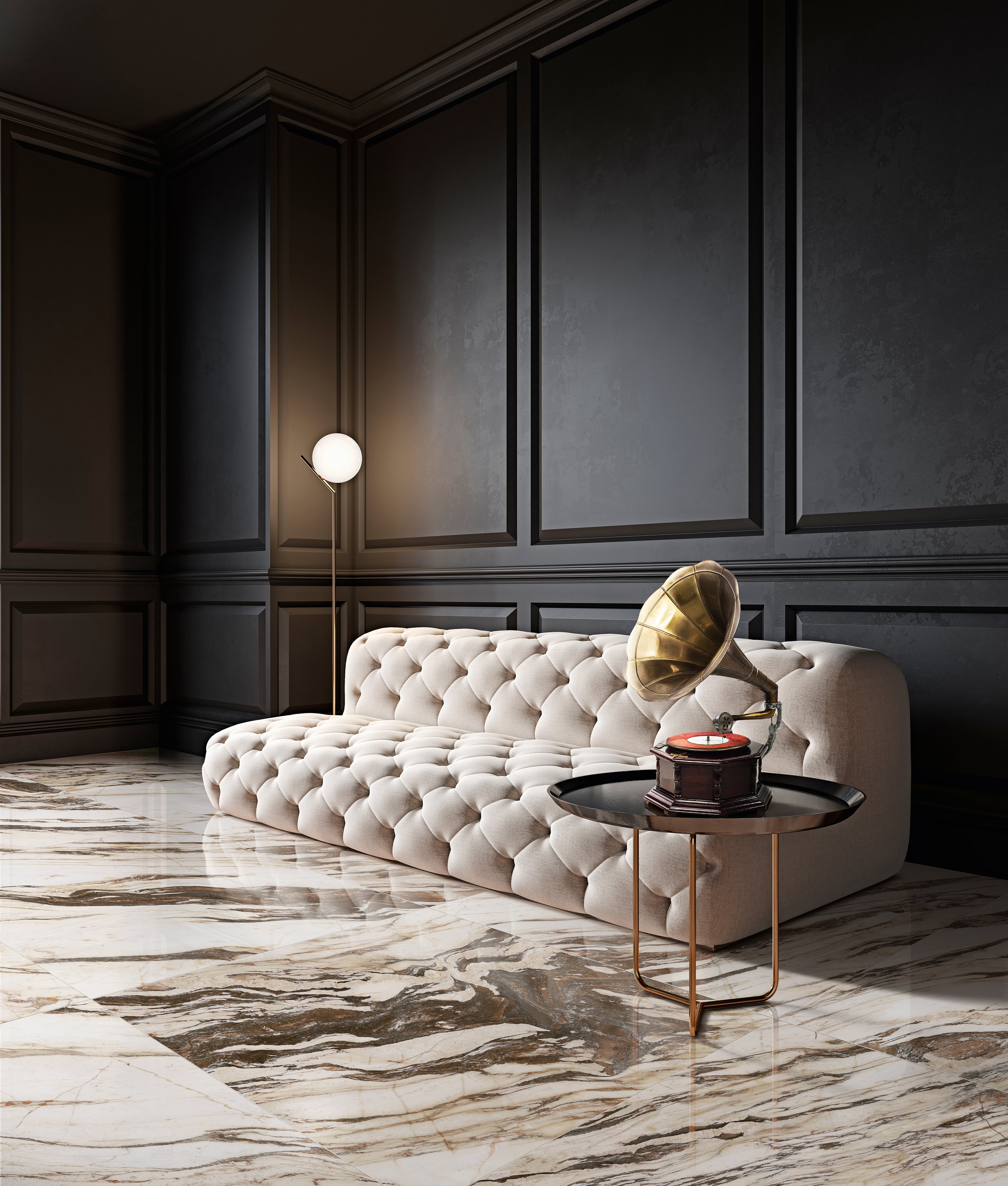 JEM 48x48 Polished Porcelain Tile in Symphony Red – MILE®stone